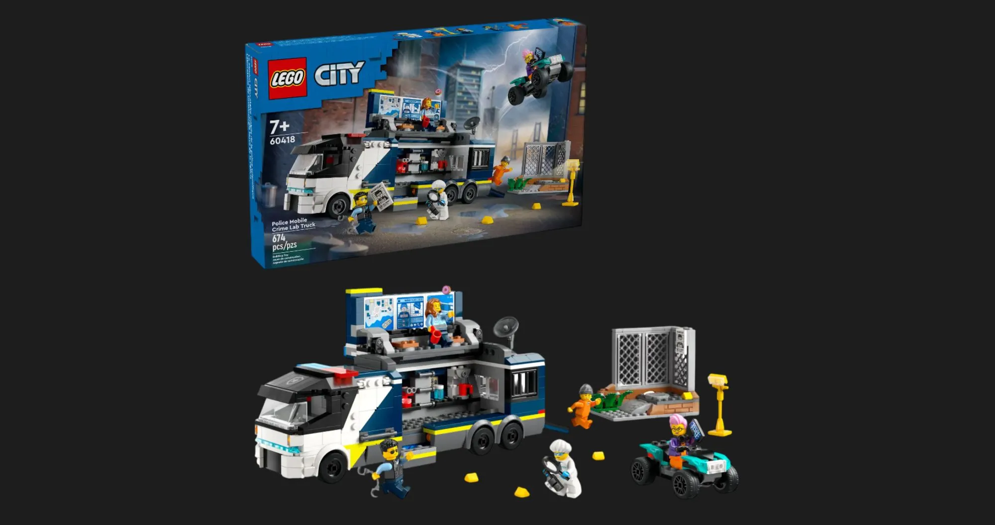 Конструктор LEGO City Police Mobile Crime Lab Truck (60418)