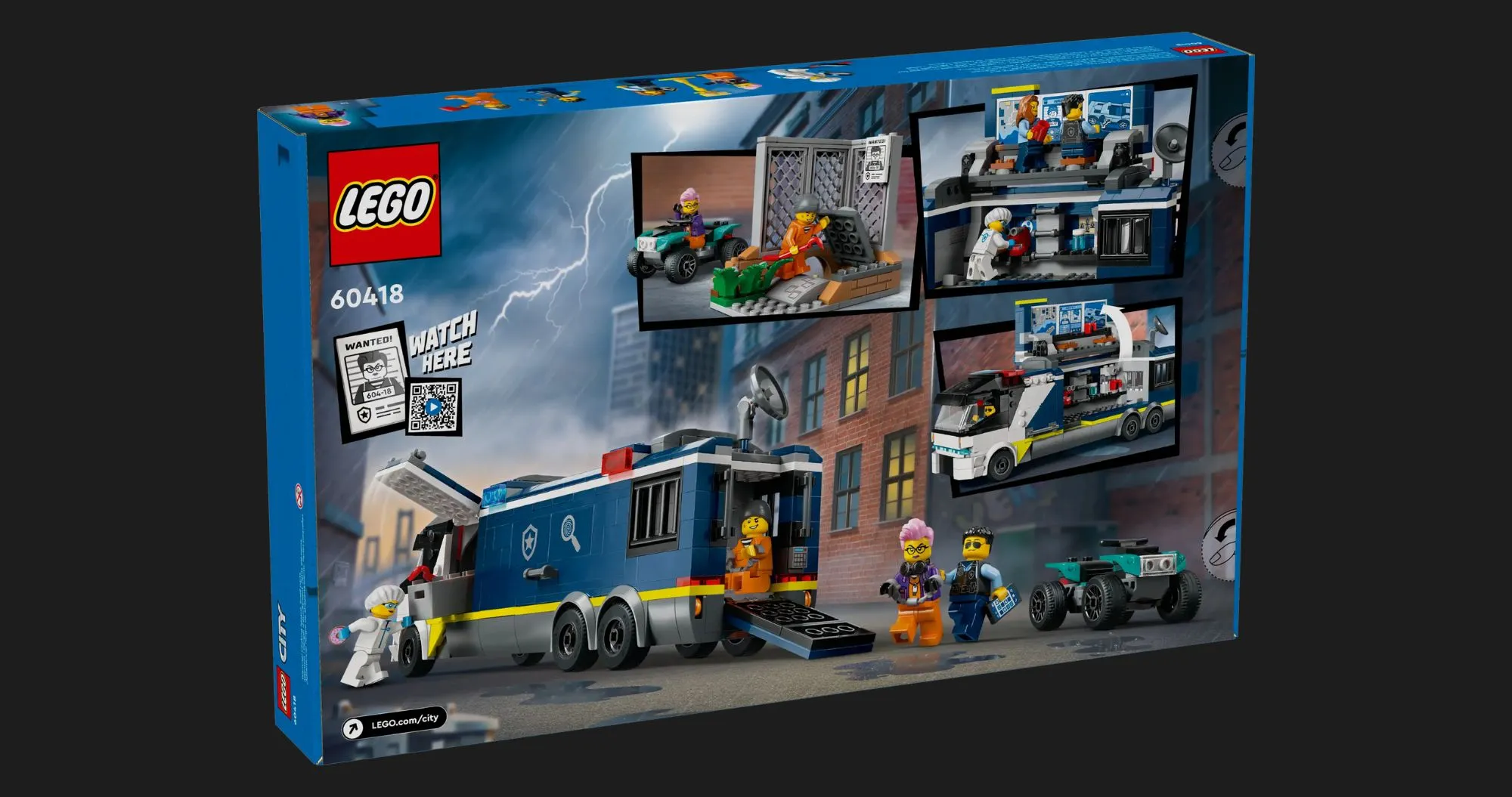 Конструктор LEGO City Police Mobile Crime Lab Truck (60418)