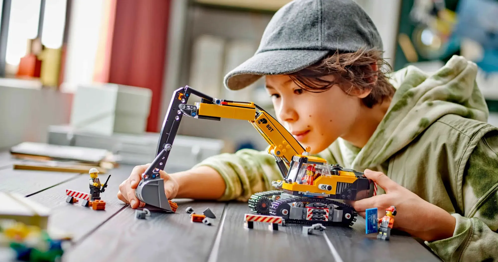 Конструктор LEGO City Желтый строительный экскаватор (60420)