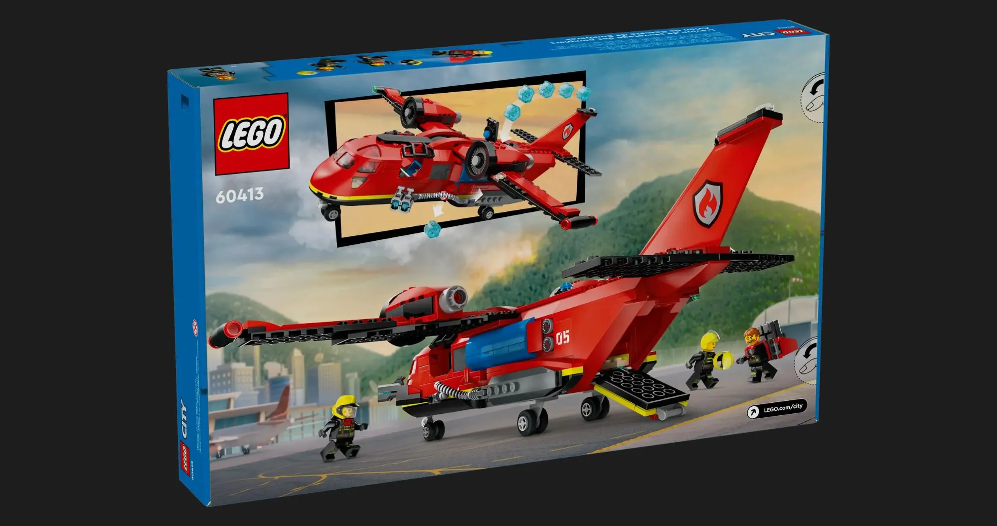 Конструктор LEGO City Fire Rescue Plane (60413)