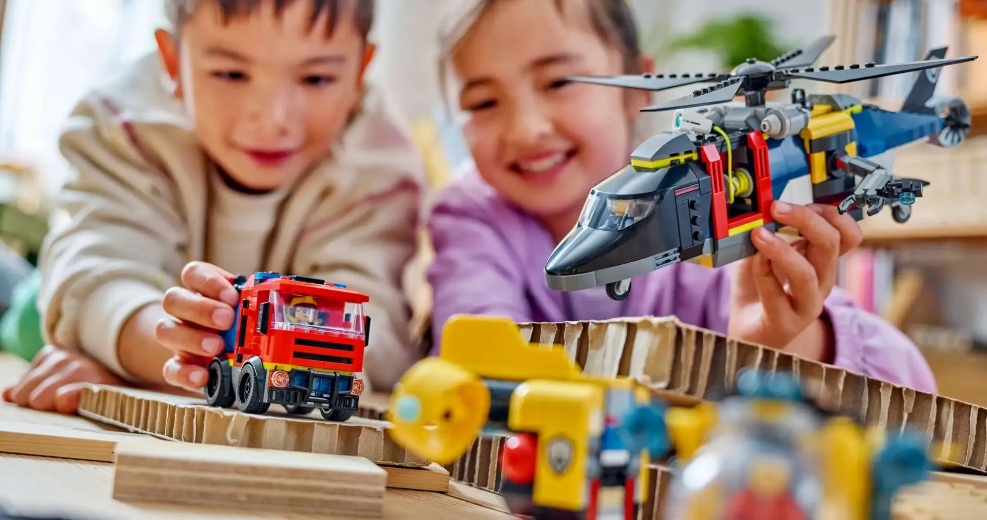 Конструктор LEGO City Helicopter, Fire Truck &amp; Submarine Remix (60462)