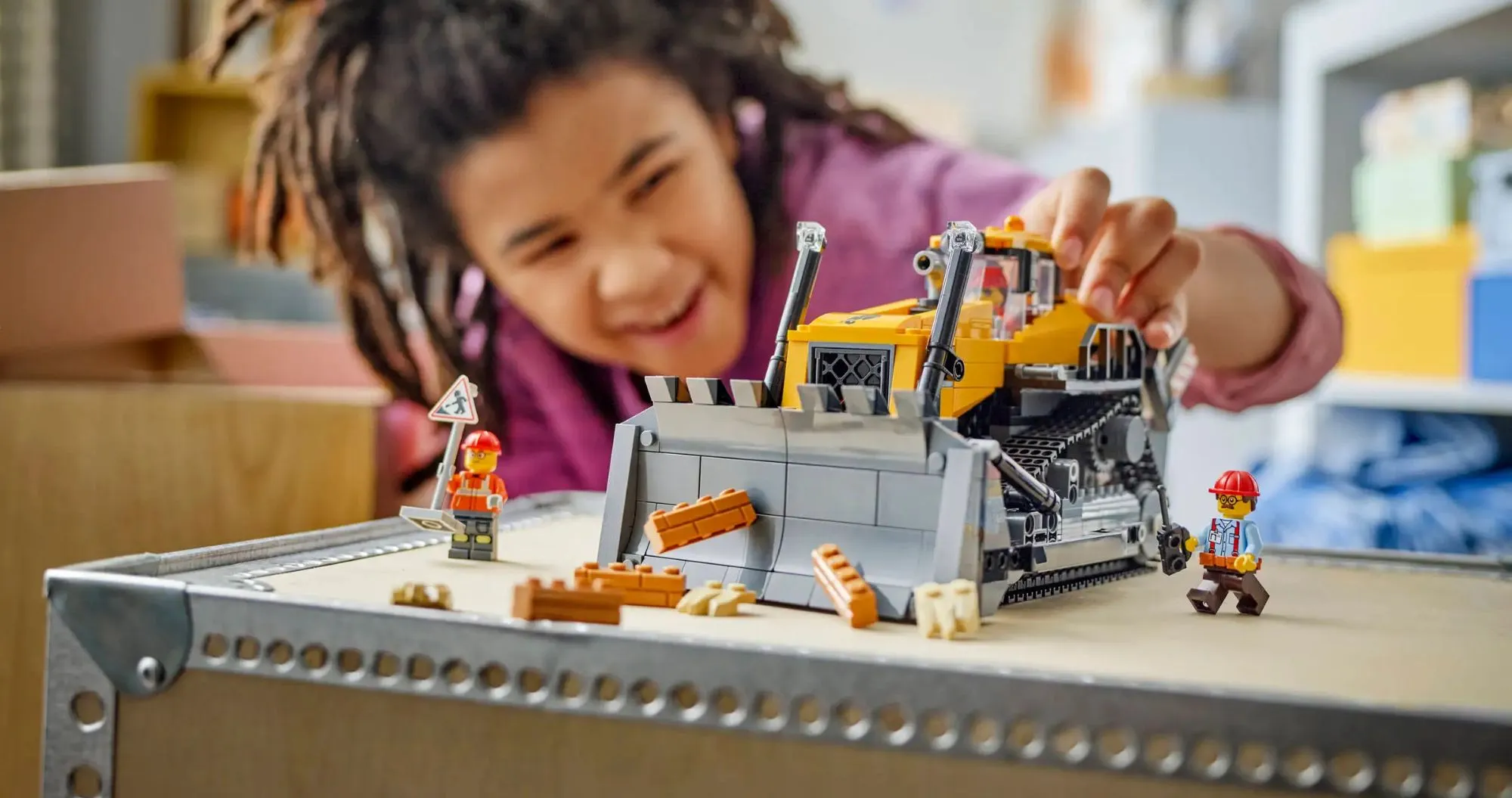 Конструктор LEGO City Yellow Bulldozer (60466)