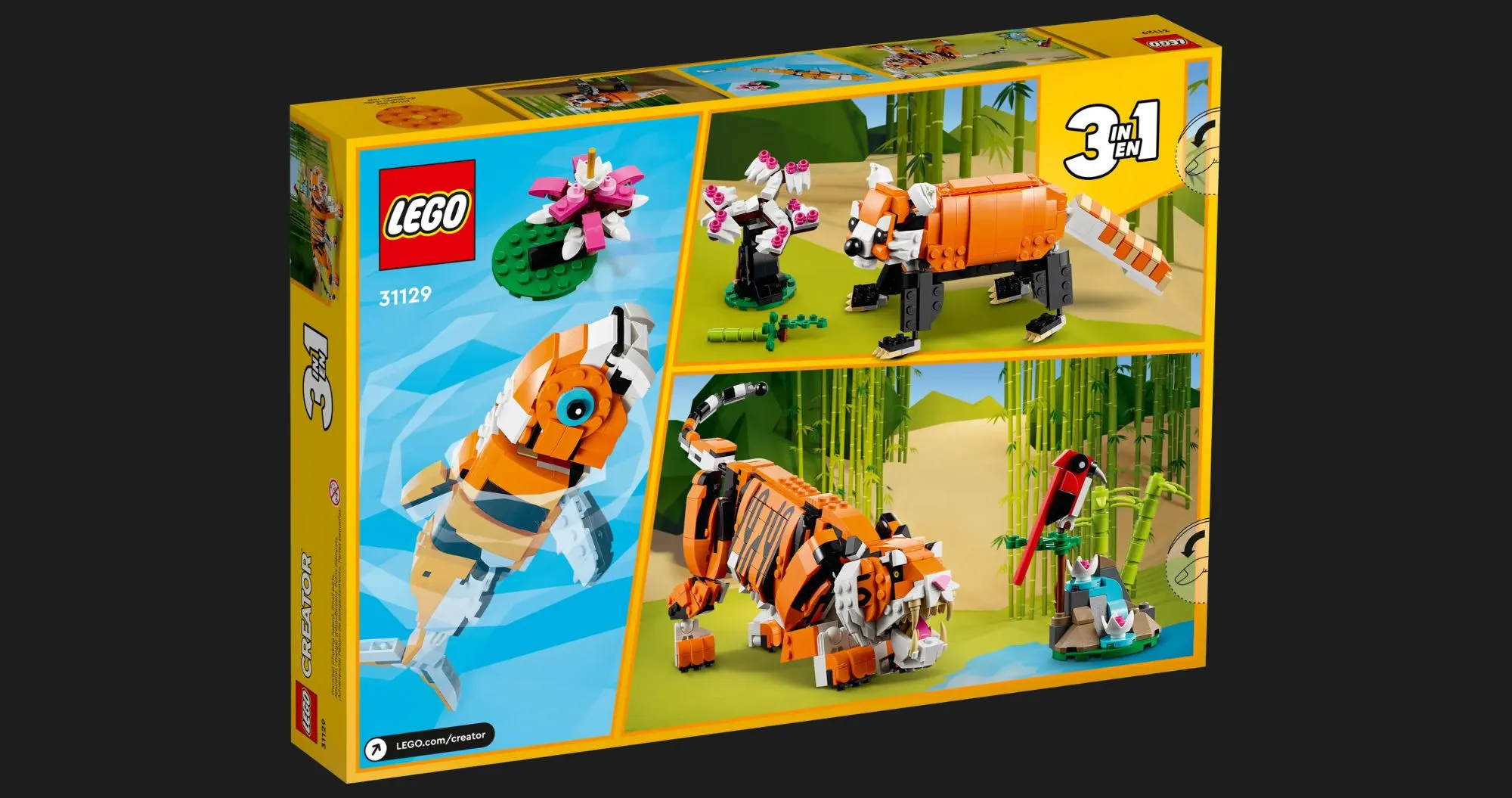 Конструктор LEGO Creator Величний тигр (31129)