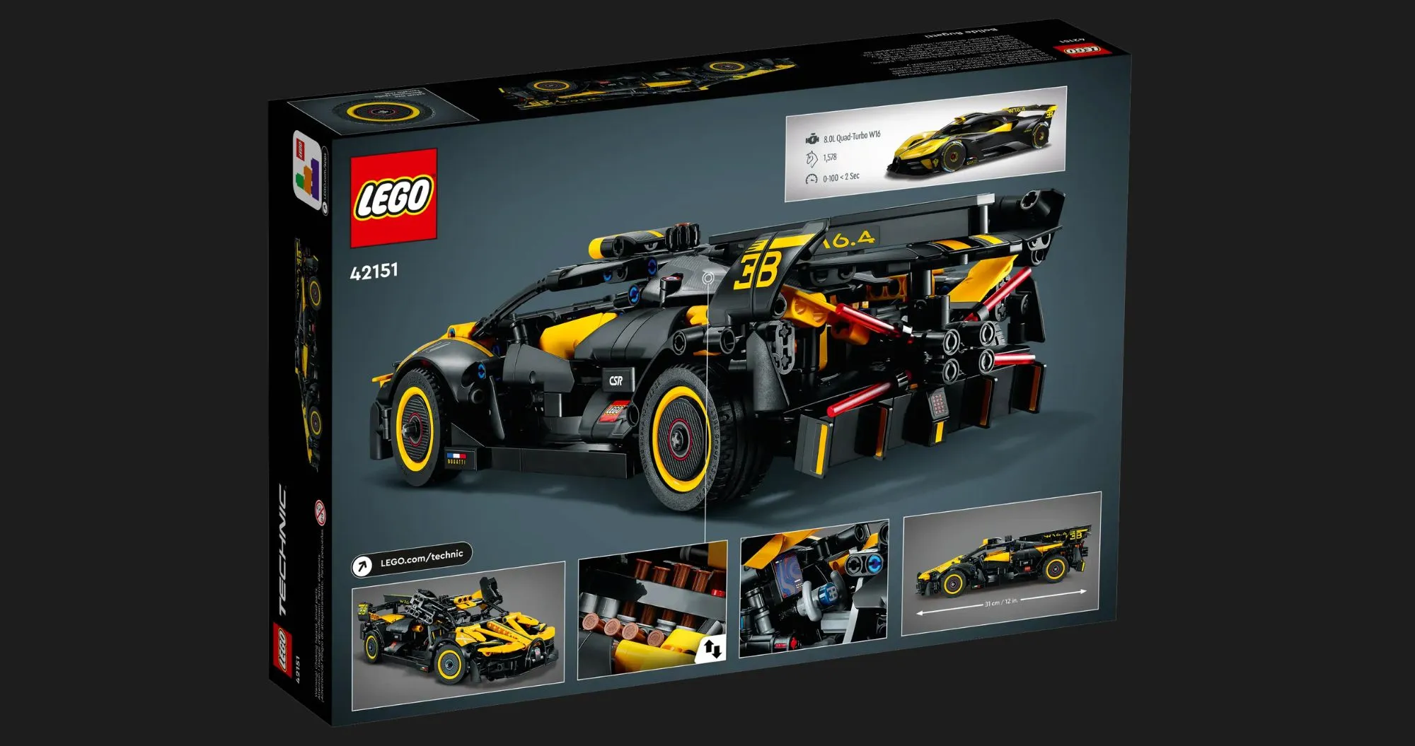 Конструктор LEGO Technic Bugatti Bolide (42151)