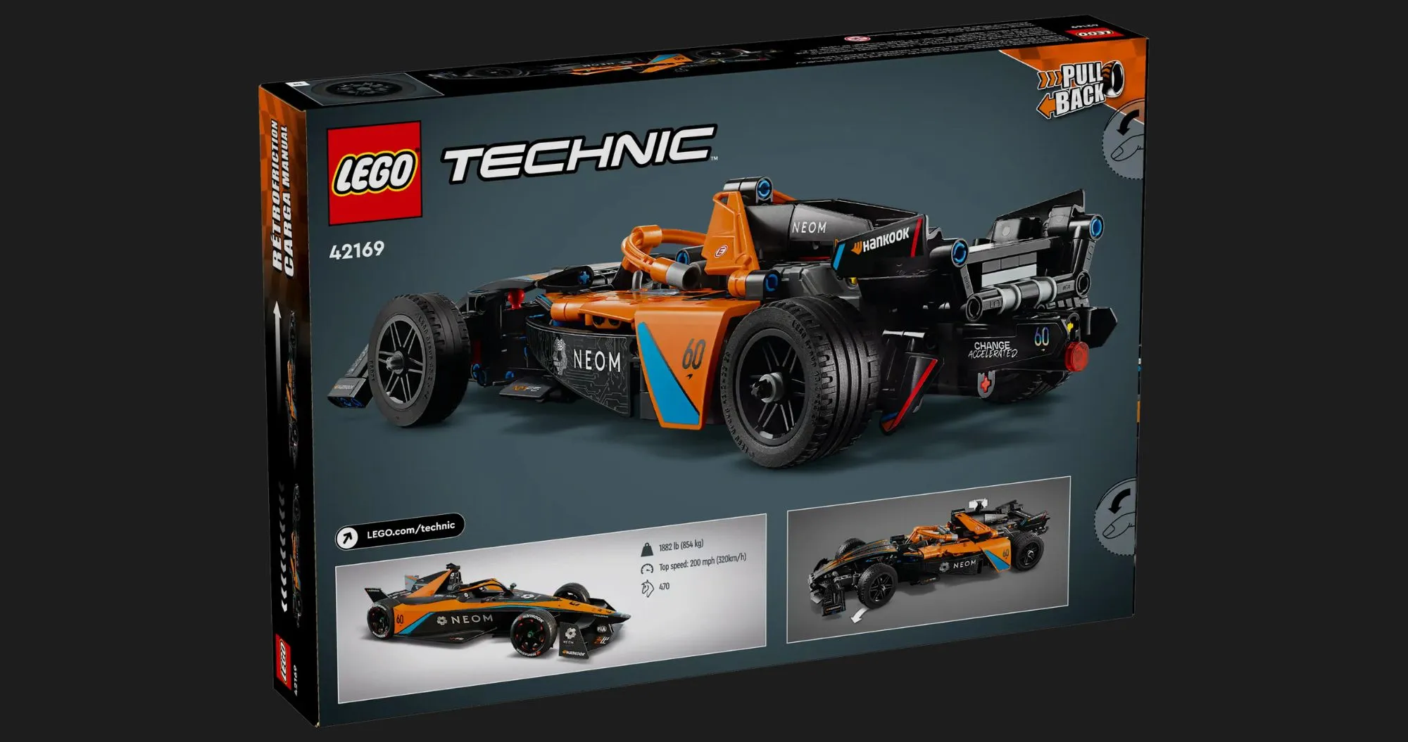 Конструктор LEGO Technic Автомобиль для гонок NEOM McLaren Formula E (42169)