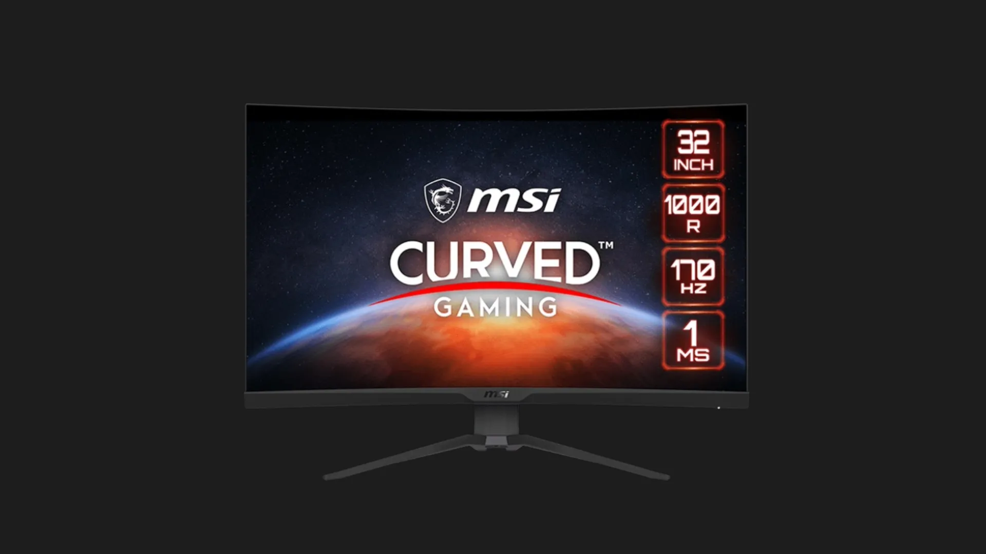 Монітор MSI 31.5" G322CQP VA 170Hz (UA)