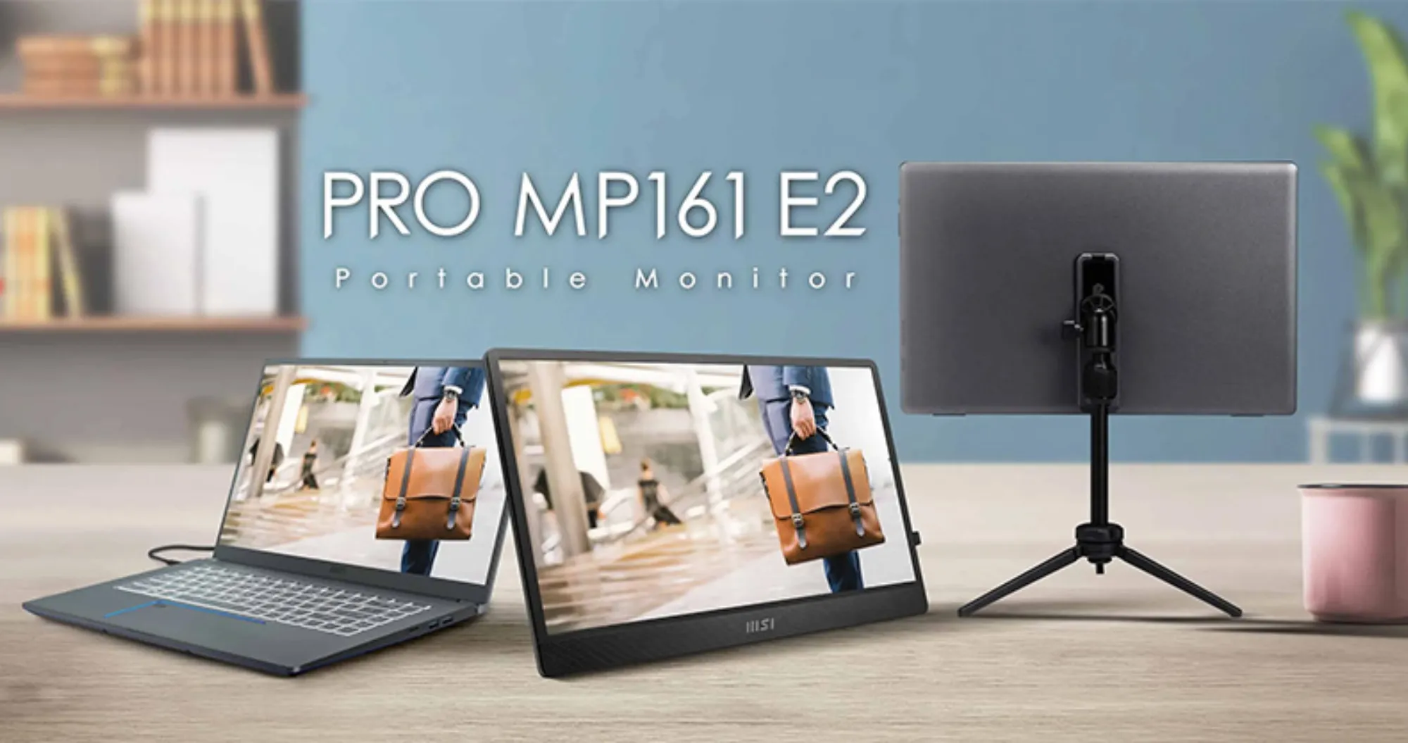 Портативний монітор MSI 15.6" PRO MP161 E2 IPS 60Hz (UA)