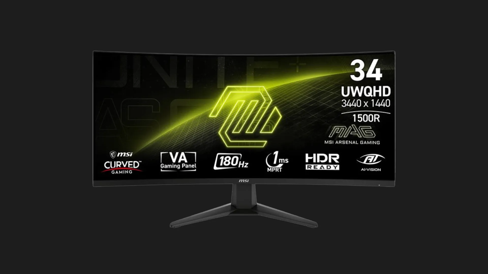 Монитор MSI 34&quot; MAG 346CQ (9S6-3DD71M-001) (UA)
