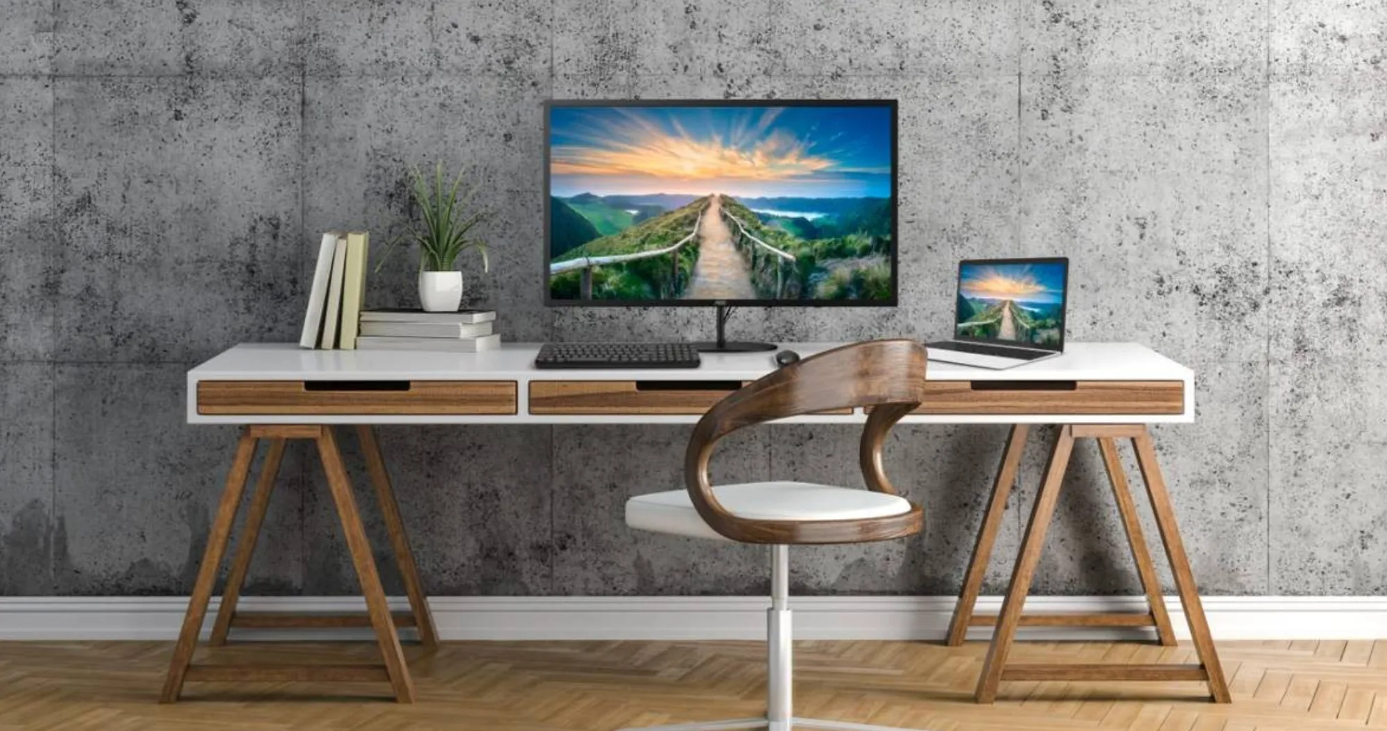 Монитор AOC 31.5" Q32V4 IPS 75Hz (UA)