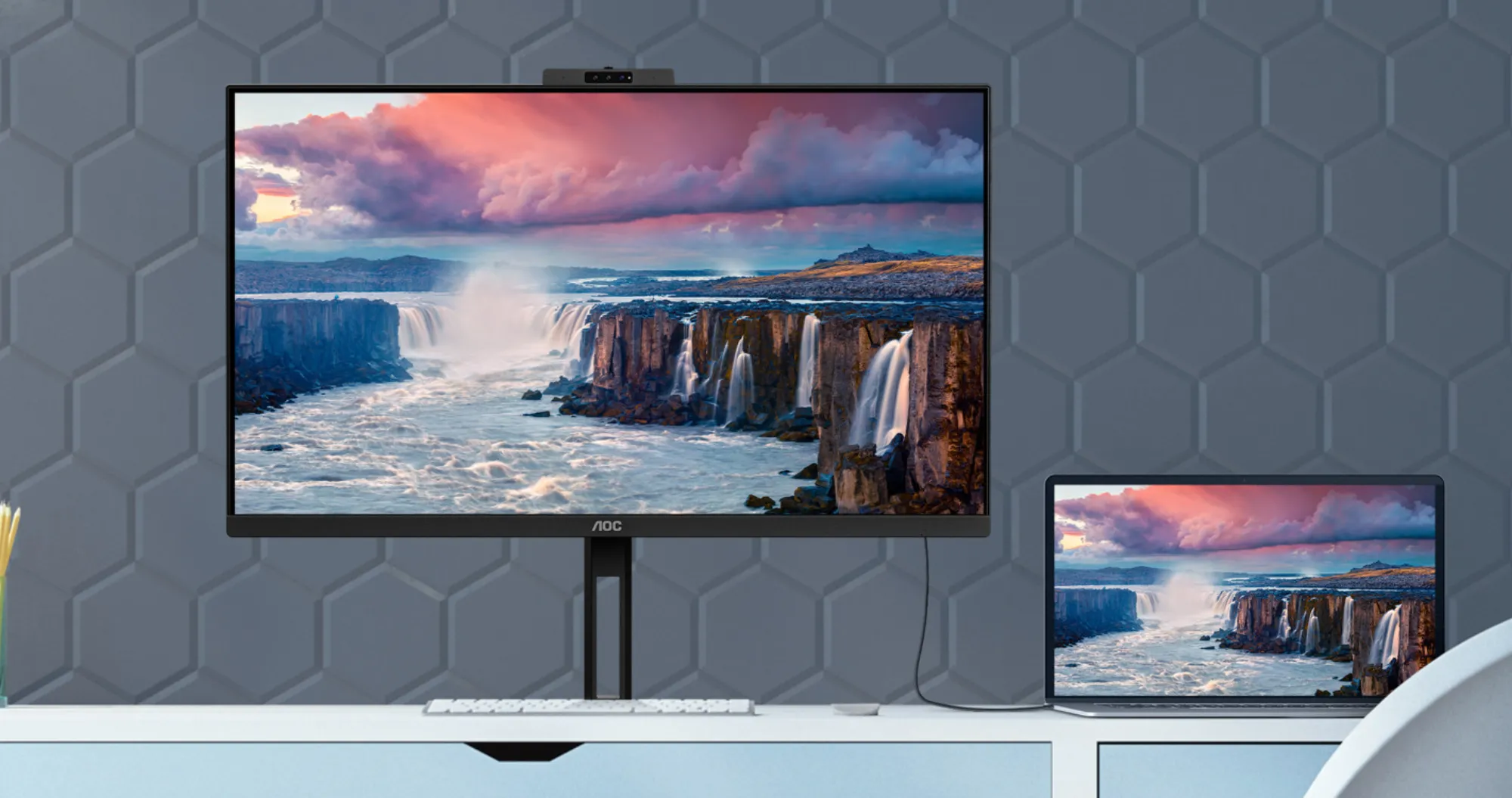 Монітор AOC 27" Q27V5CW/BK IPS 75Hz (UA)