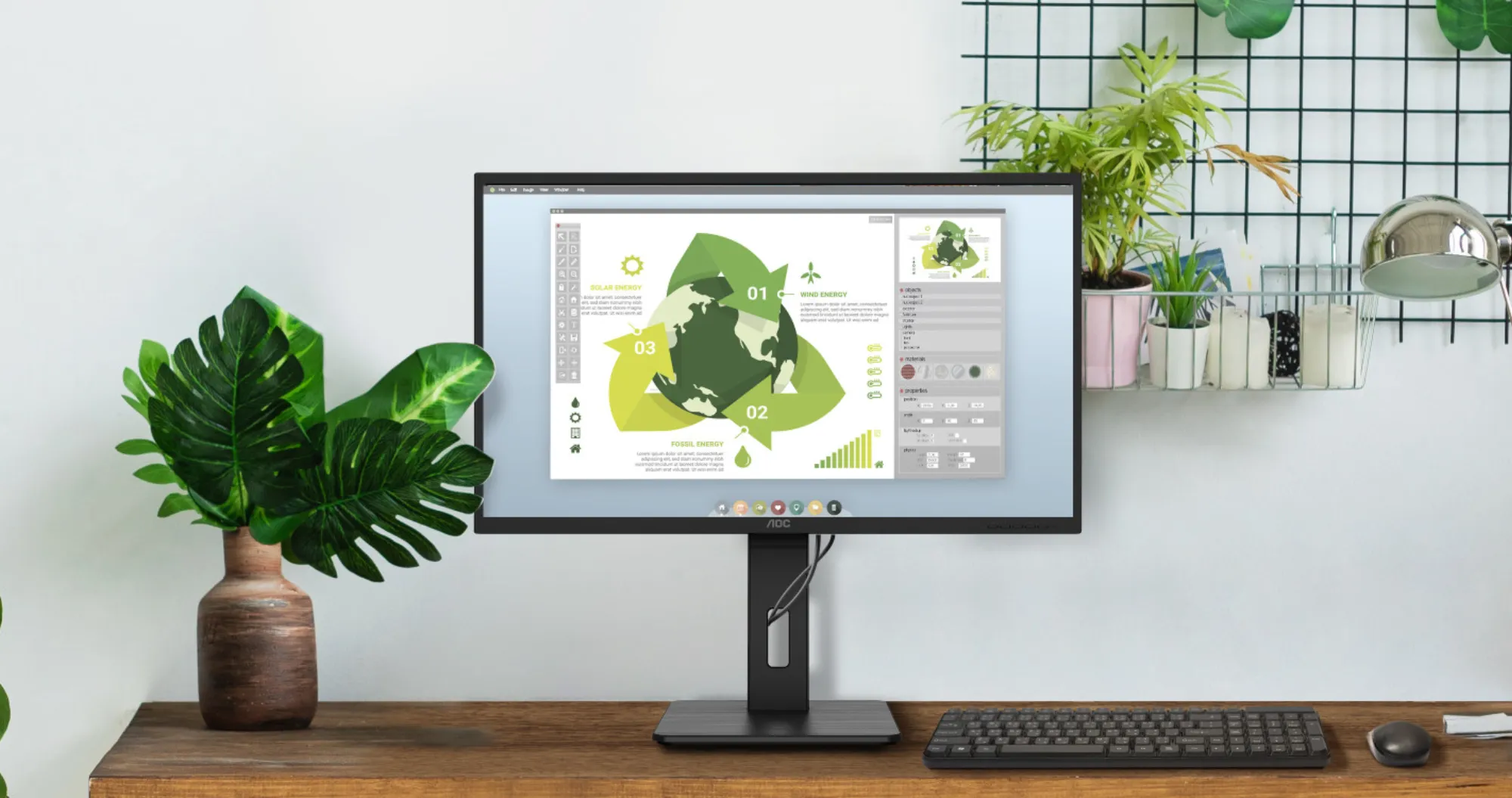 Монітор AOC 27" U27P2CA IPS 60Hz (UA)