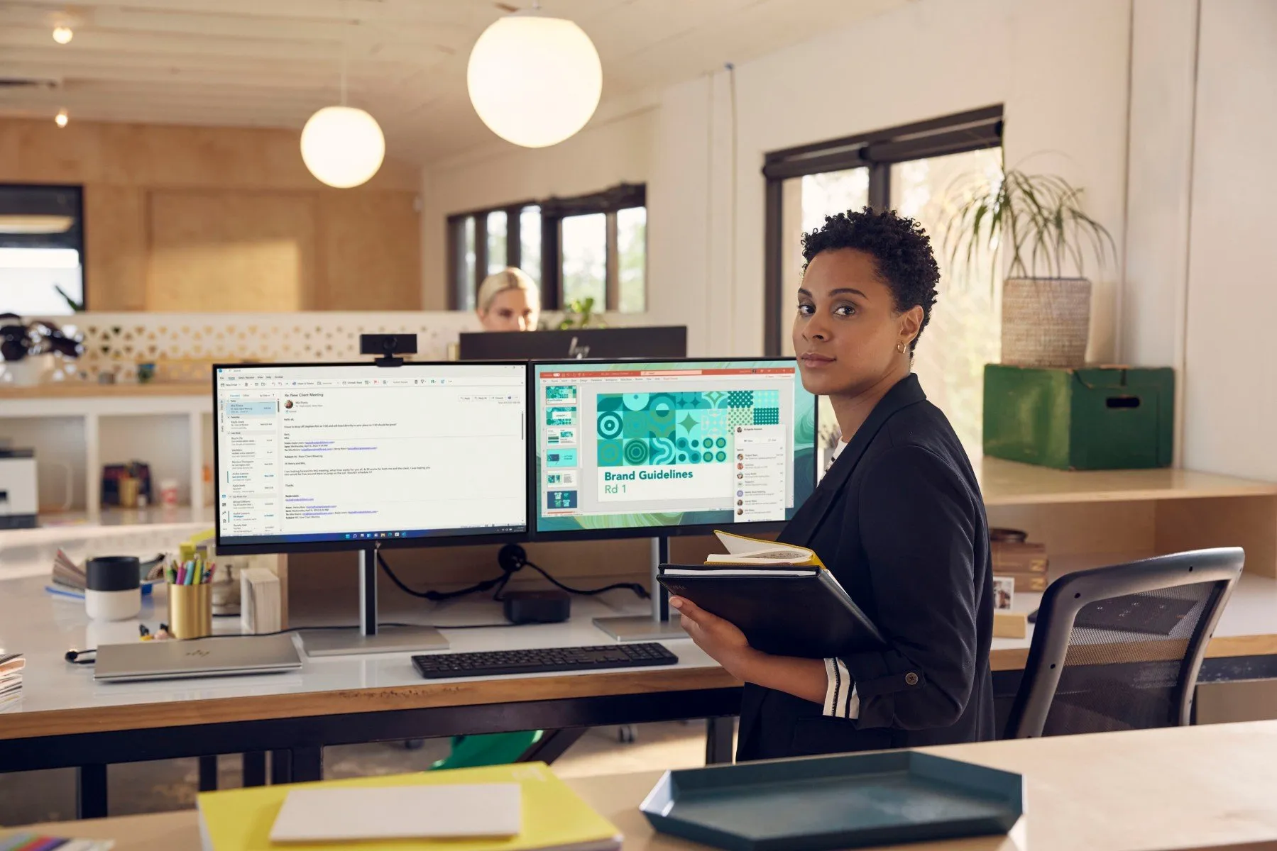 Монитор HP 23.8" E24t G5 IPS 75Hz 6N6E6AA (UA)