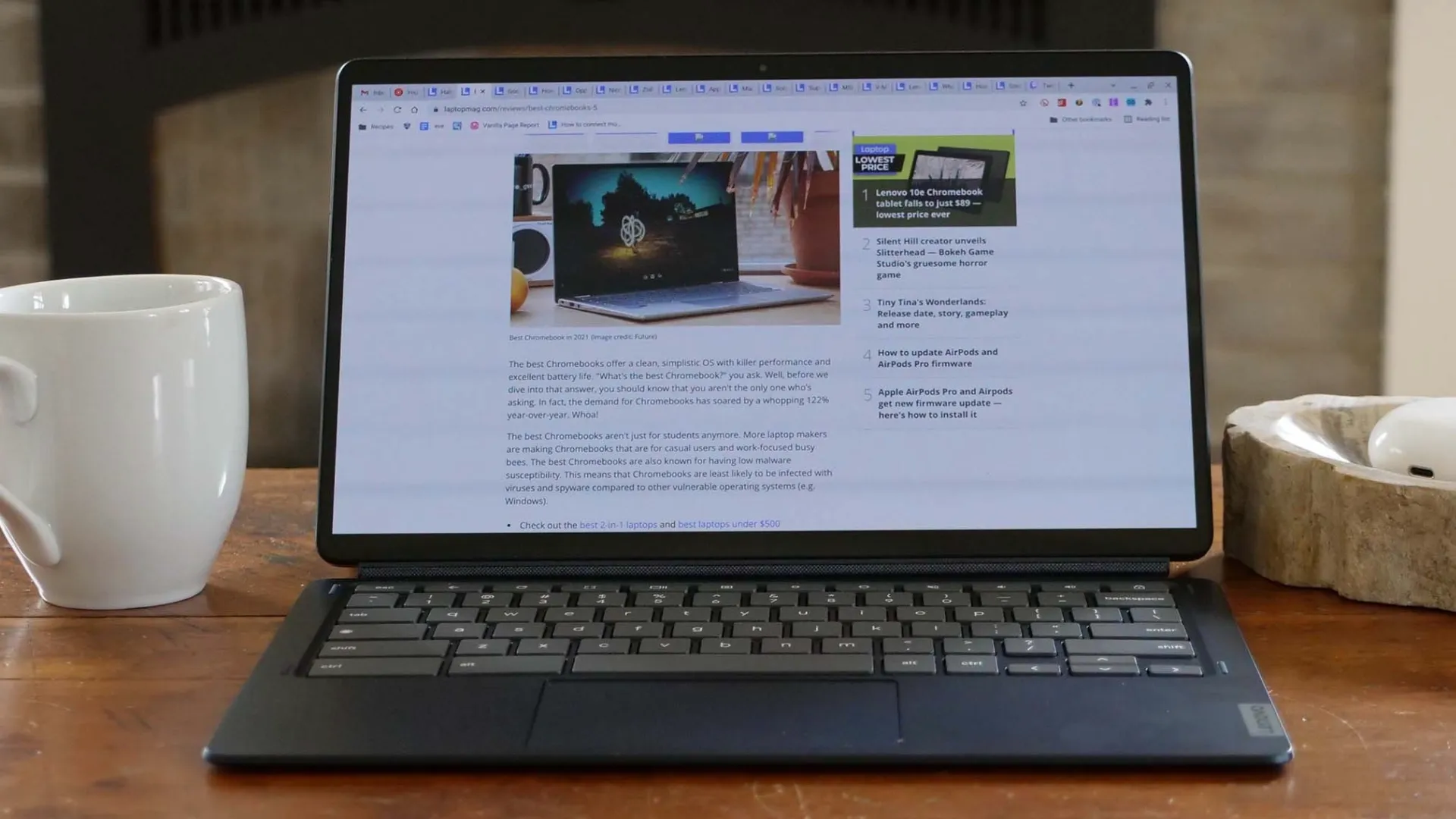 Ноутбук Lenovo Duet 5 Chromebook 13Q7C6 13,3&quot; (Snapdragon 7c/4GB/128GB (SSD)/Qualcomm Adreno) (82QS0001US) (Standard)