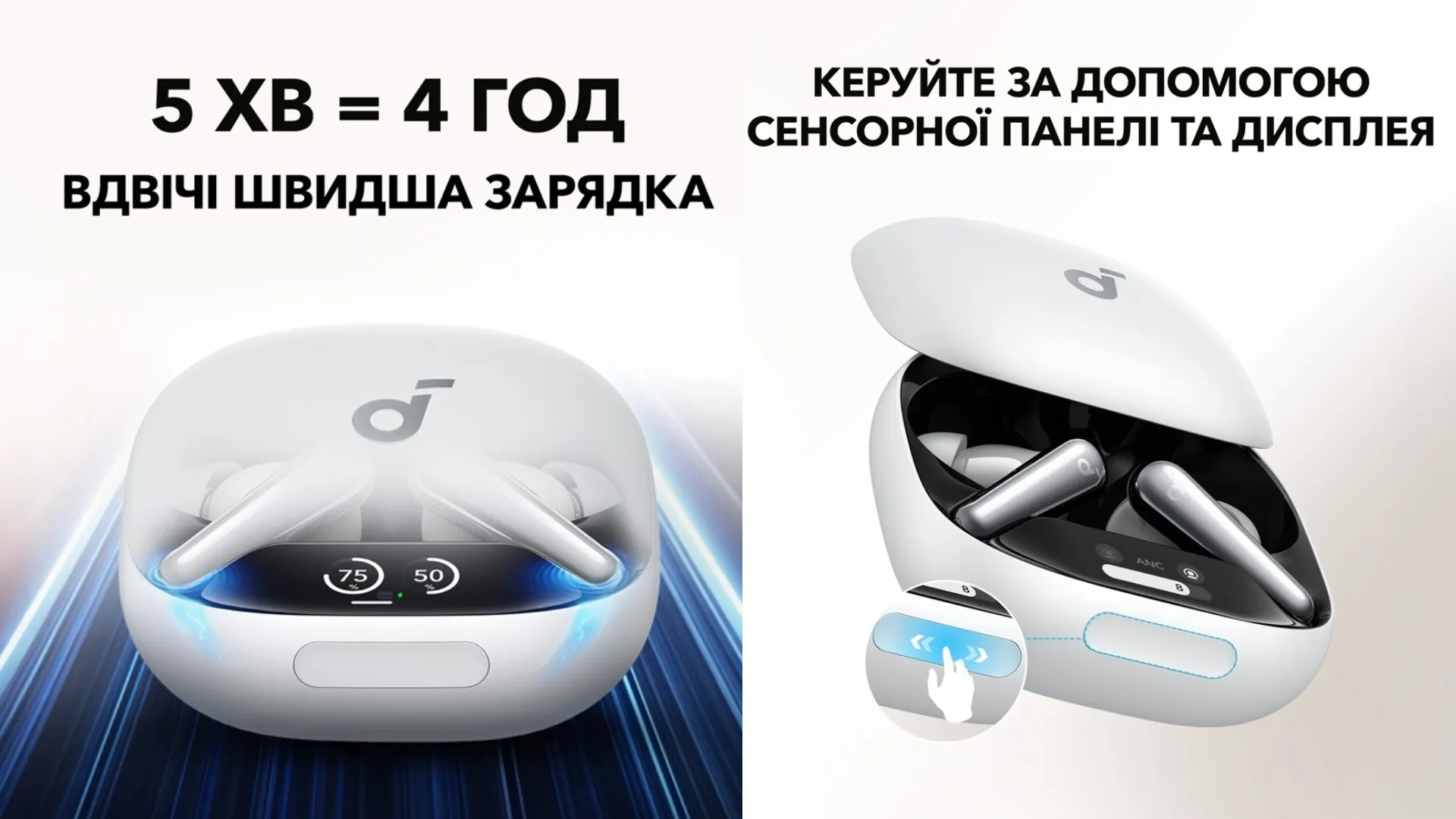 Навушники ANKER SoundСore Liberty 4 Pro (Black Matte)