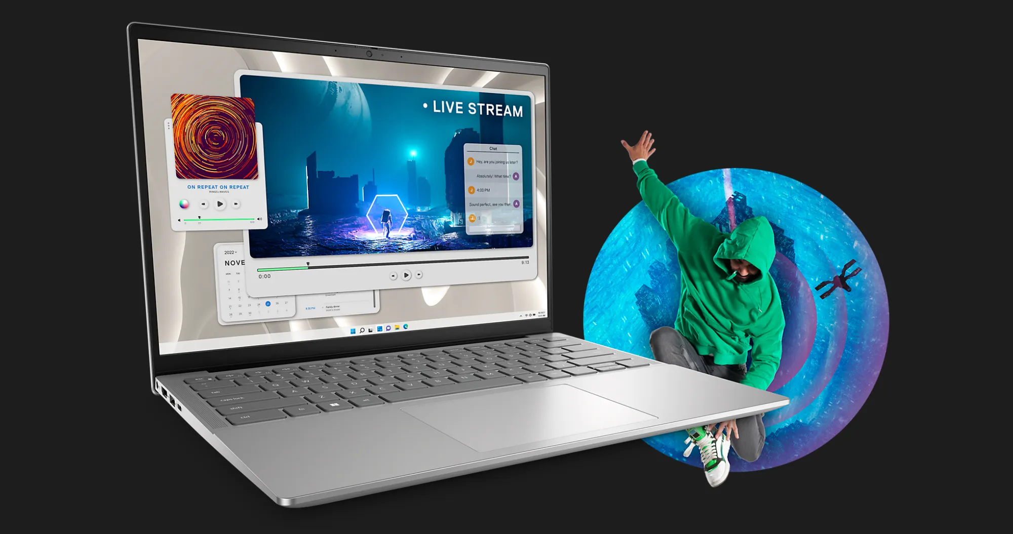 Ноутбук Dell Inspiron 5430 14" (Intel Core i7/16GB/1TB (SSD)/Iris Xe) (i5430-7381SLV-PUS) (Standard)