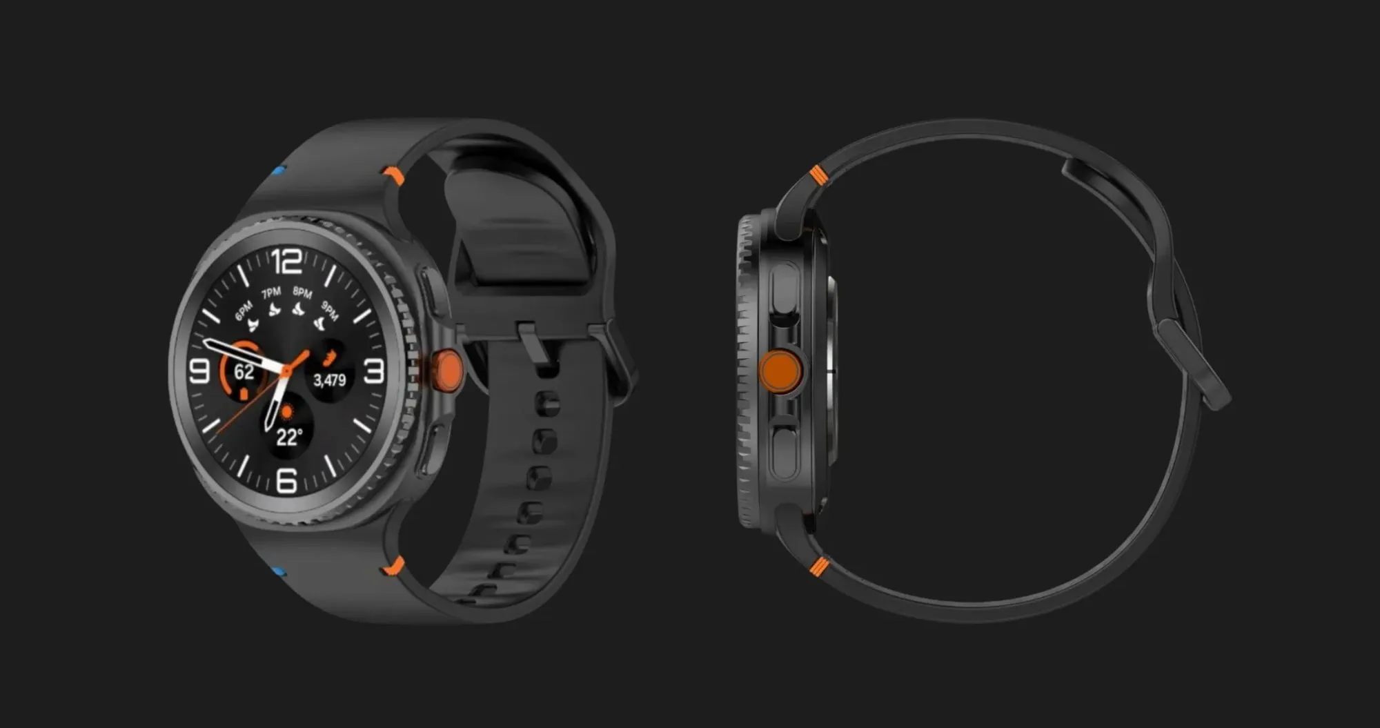 Ремінець Silicone Fit для Samsung Galaxy Watch 8 (Official Blue)