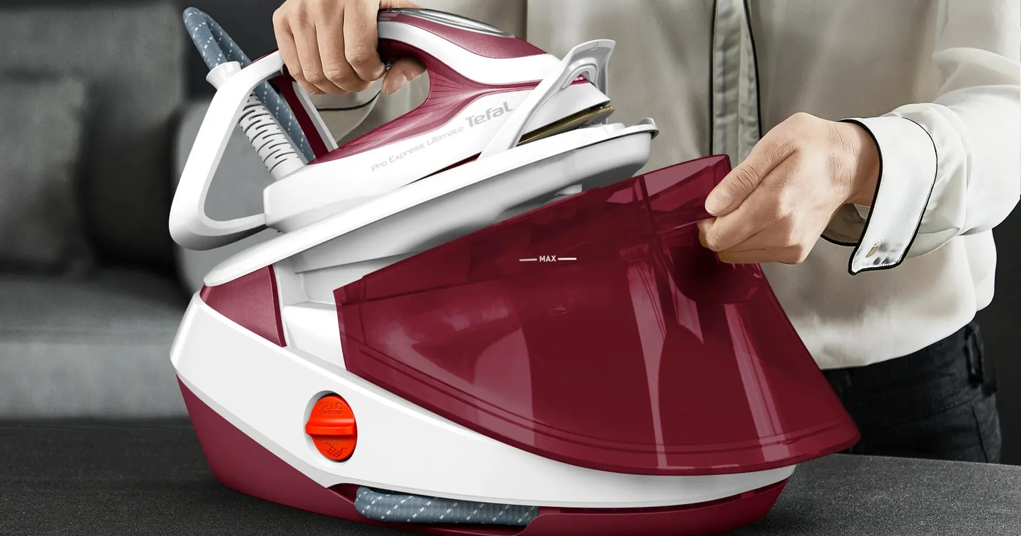 Парогенератор Tefal Pro Express Ultimate II (GV9711E0) (Red/White) (EU)