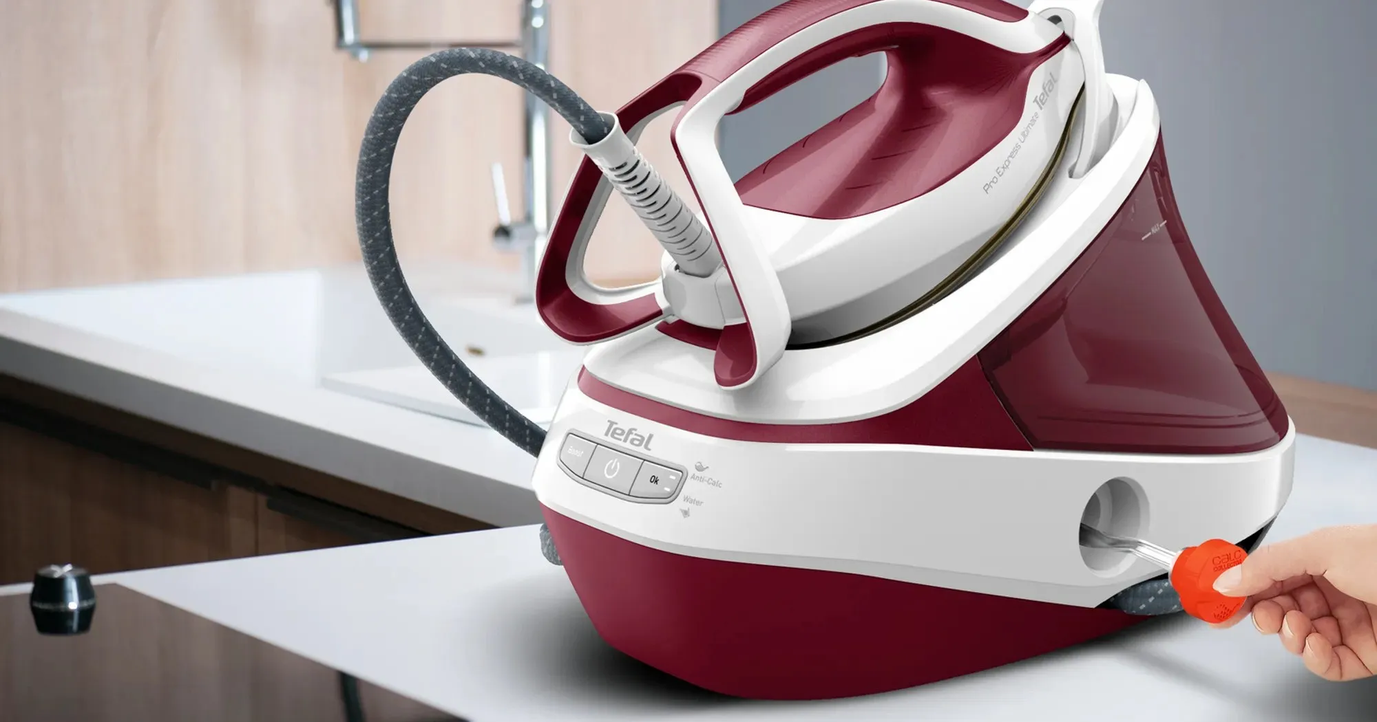Парогенератор Tefal Pro Express Ultimate II (GV9711E0) (Red/White) (EU)