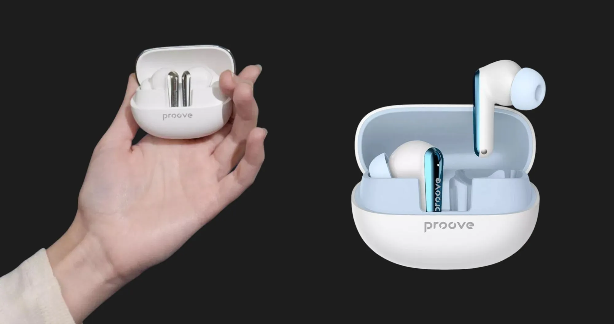 Навушники Proove Blitz TWS with ANC (Beige)