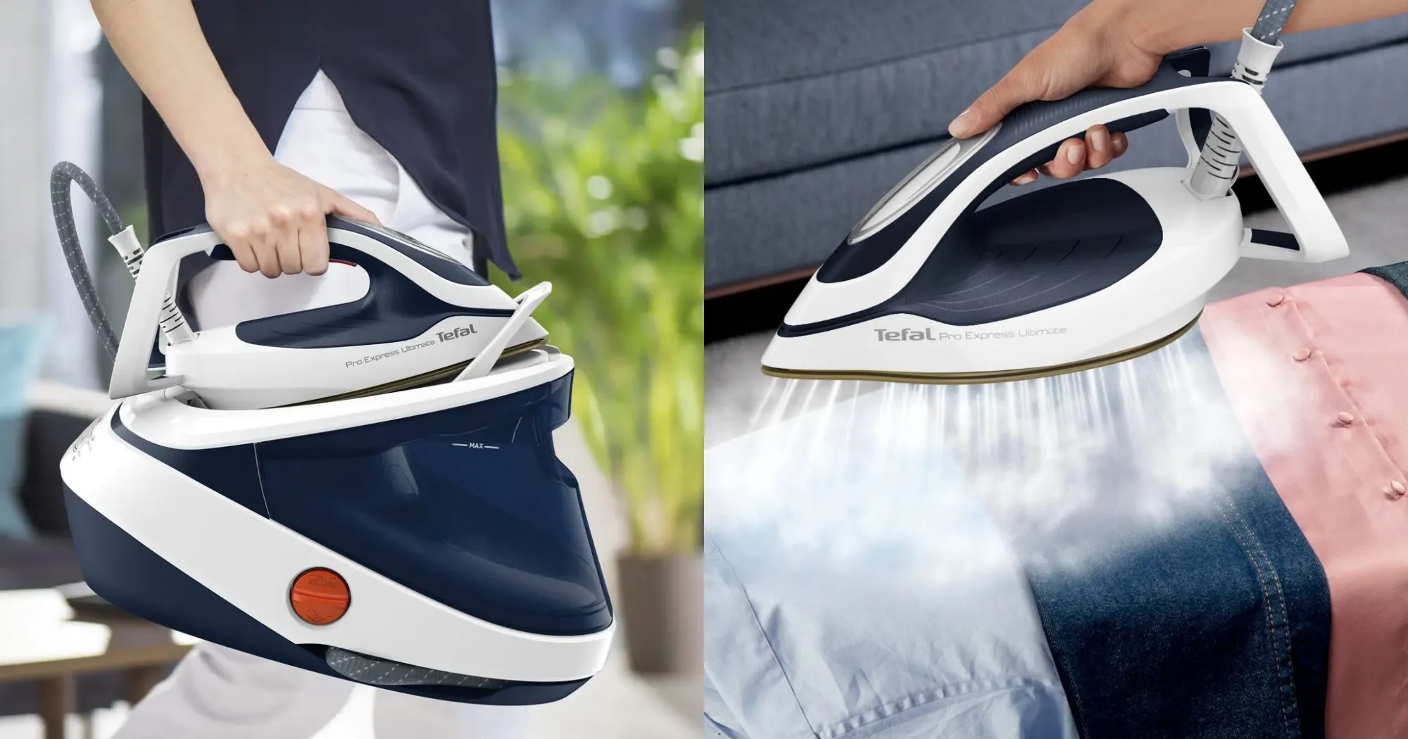 Парогенератор Tefal Pro Express Ultimate II (GV9712E0) (Dark Blue/White) (EU)