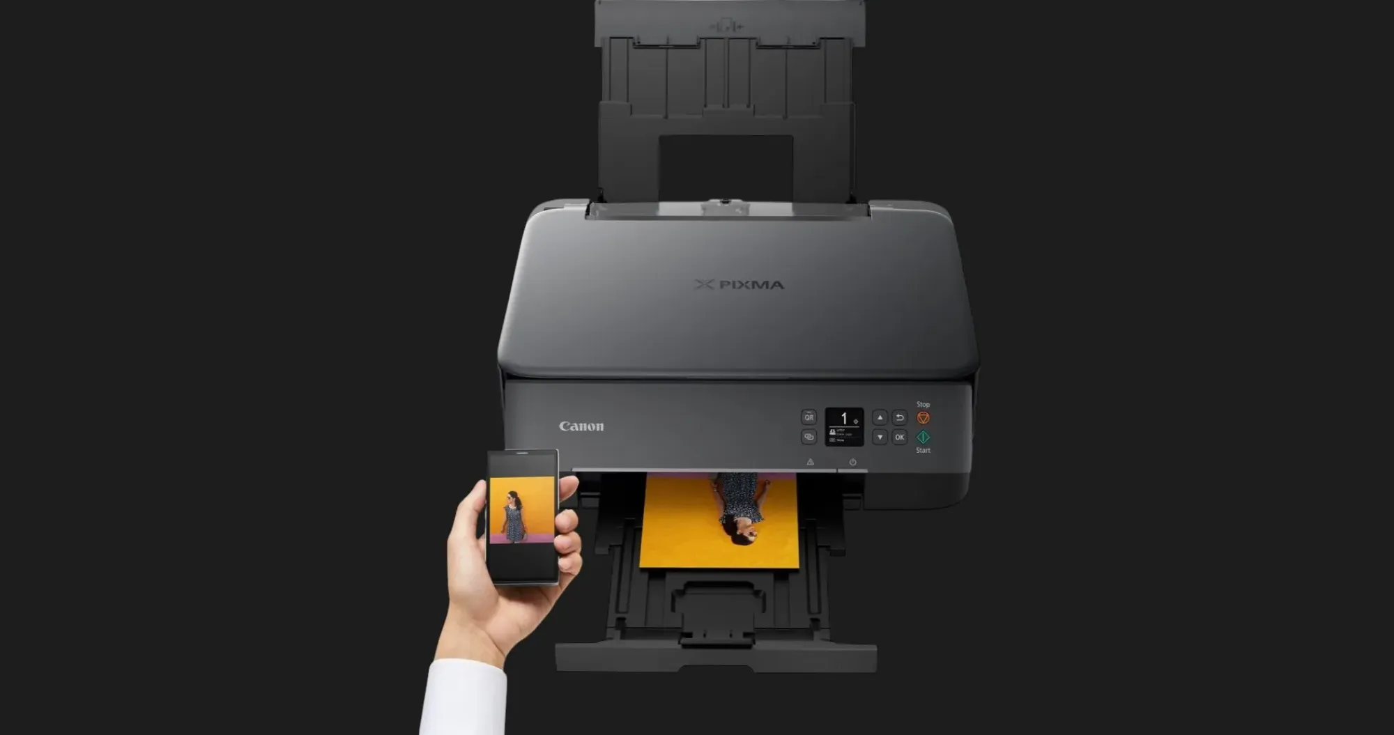 МФУ Струйный Canon Pixma TS5340BK (3773C107AA)