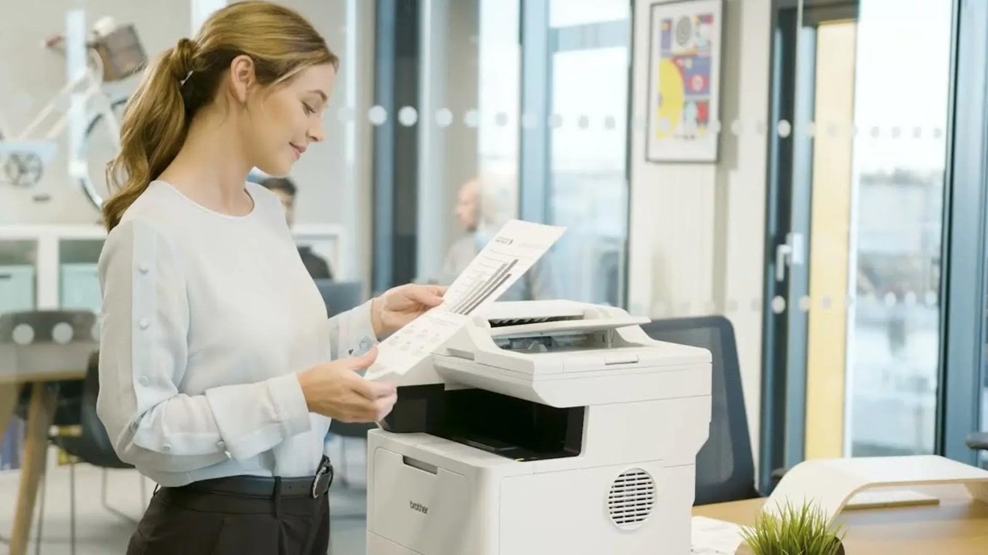 МФУ Лазерный Brother MFC-L5710DN (MFCL5710DNRE1) (White)