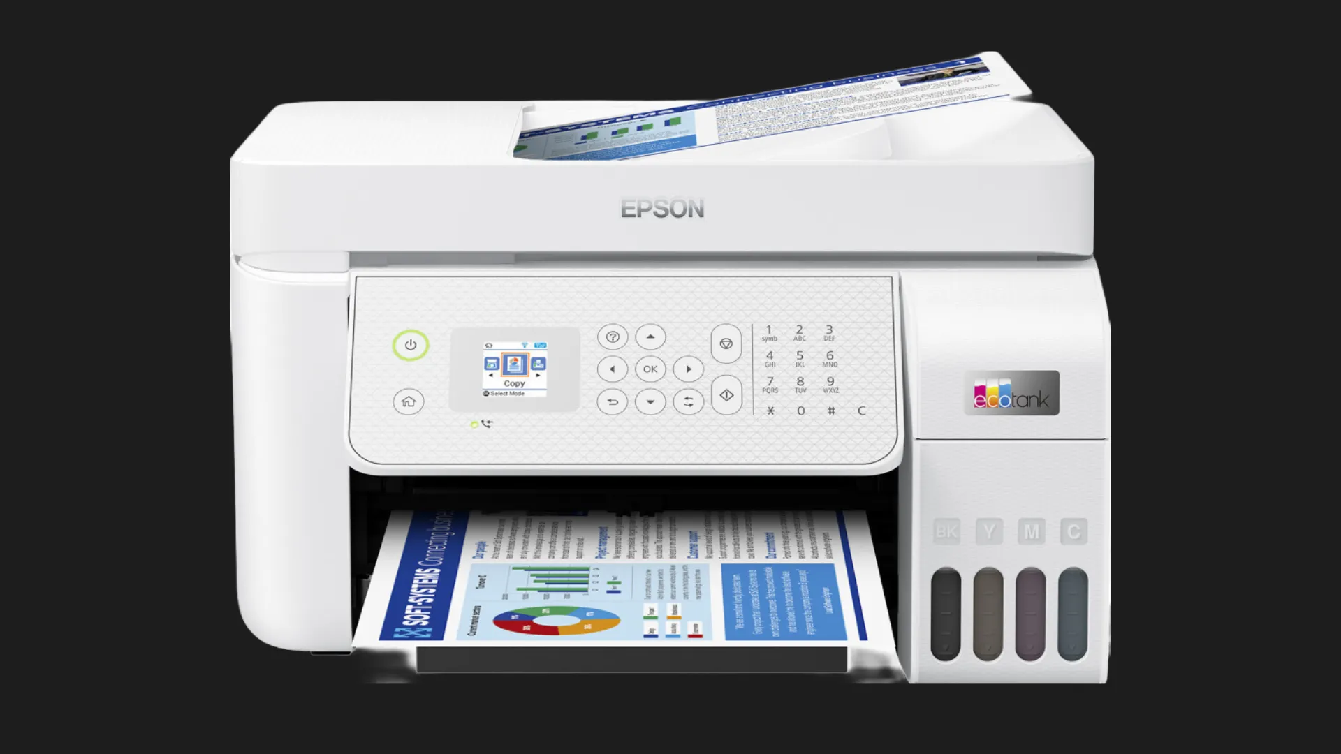 МФУ cтруйный Epson EcoTank L5316i (White) (C11CJ65413)