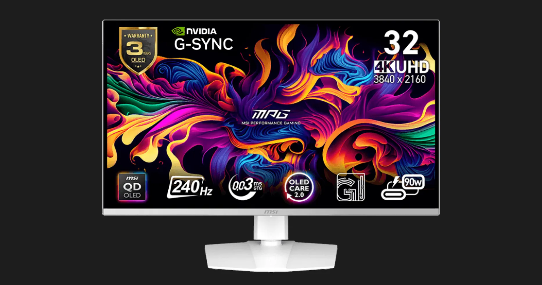 Монитор MSI 31.5" MPG 321URXW QD-OLED 240Hz (UA)