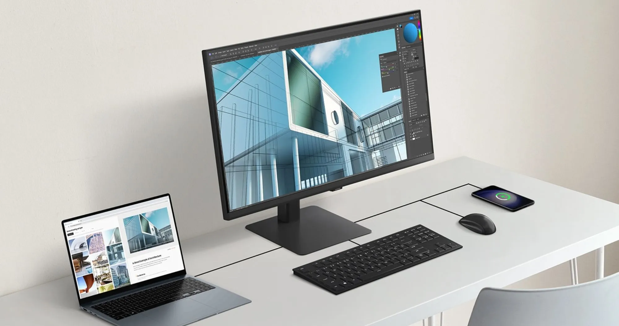 Монітор Samsung 32" ViewFinity S8 S80UD VA 60Hz LS32D804UAIXCI (UA)