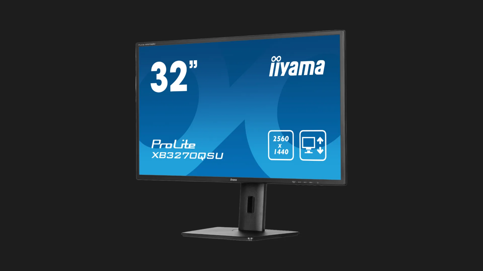 Монітор iiyama 31,5" ProLite IPS 100Hz XB3270QSU-B1 (UA)