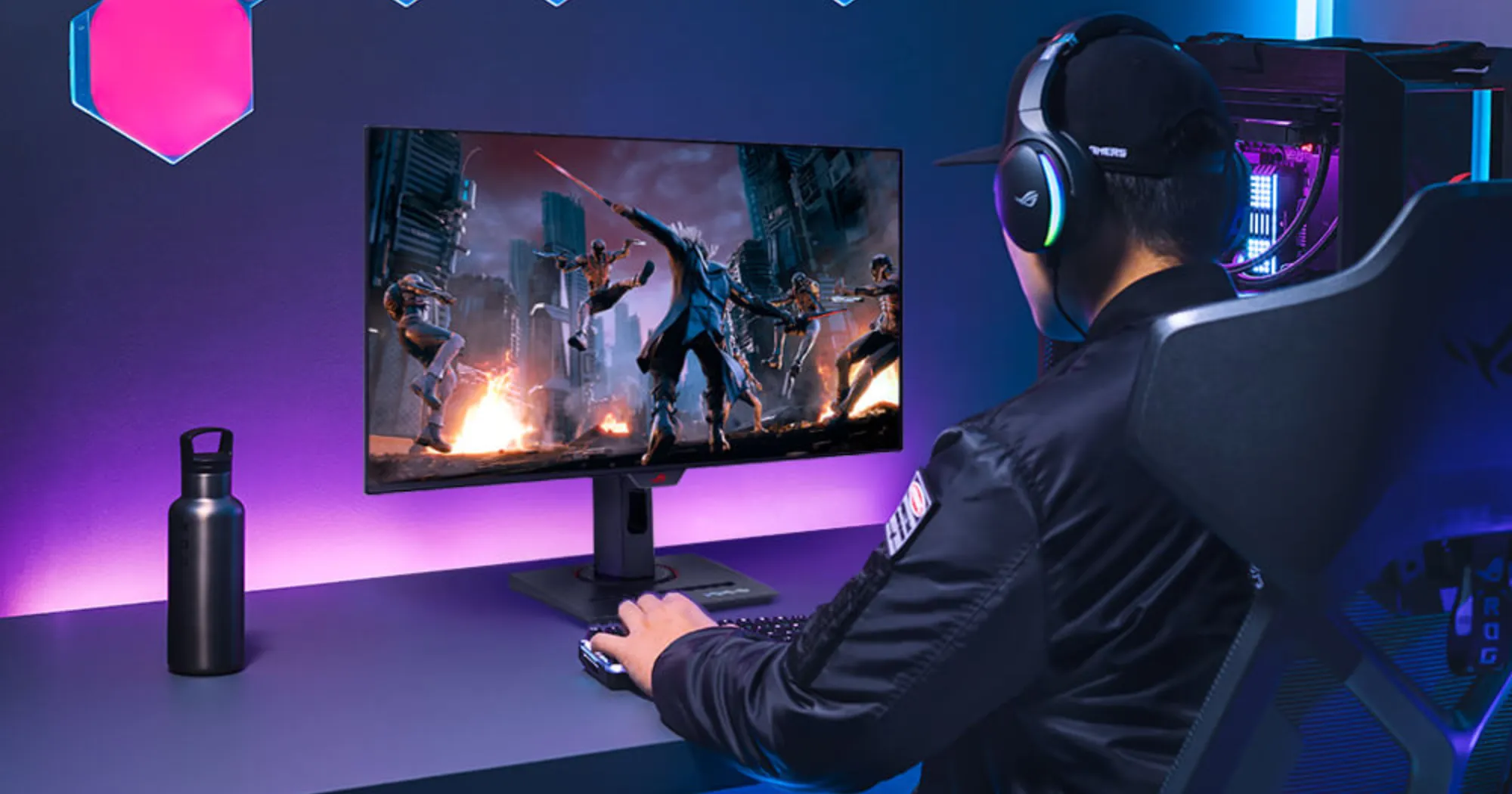 Монітор ASUS 26.5" ROG Strix XG27ACDMS OLED 280Hz 90LM0B60-B01371 (UA)