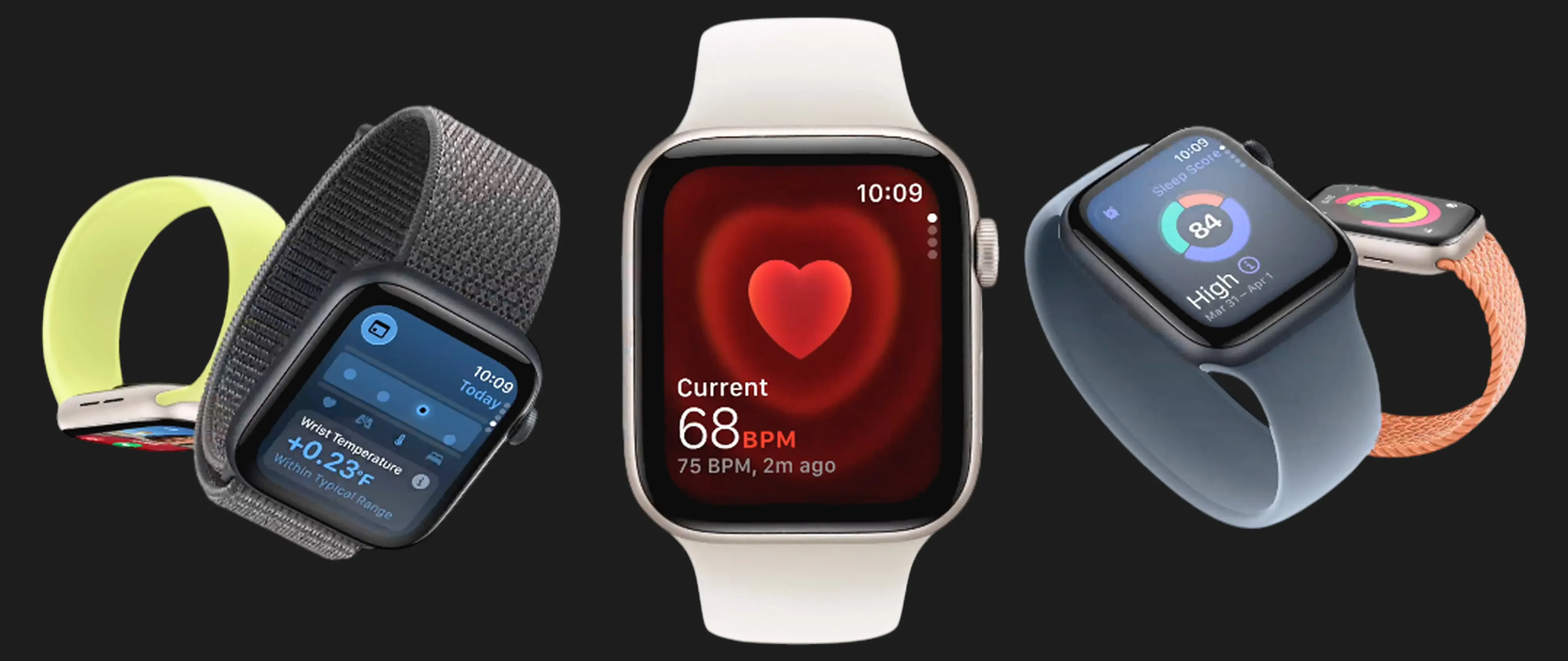 Apple Watch SE 3 GPS, 40mm Starlight Aluminum Case with Light Blush Sport Band (S/M)