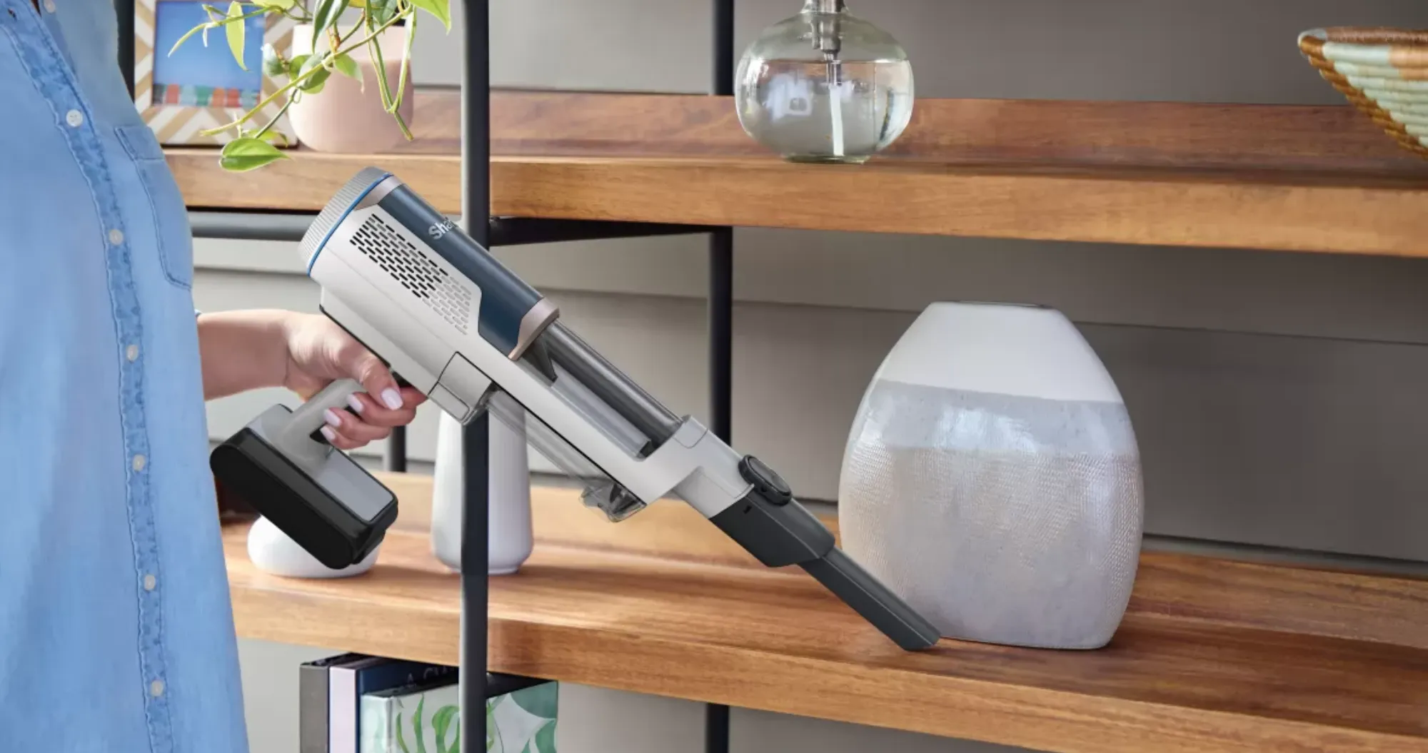 Пылесос Shark BU3521EU (White/Navy Blue) (UA)