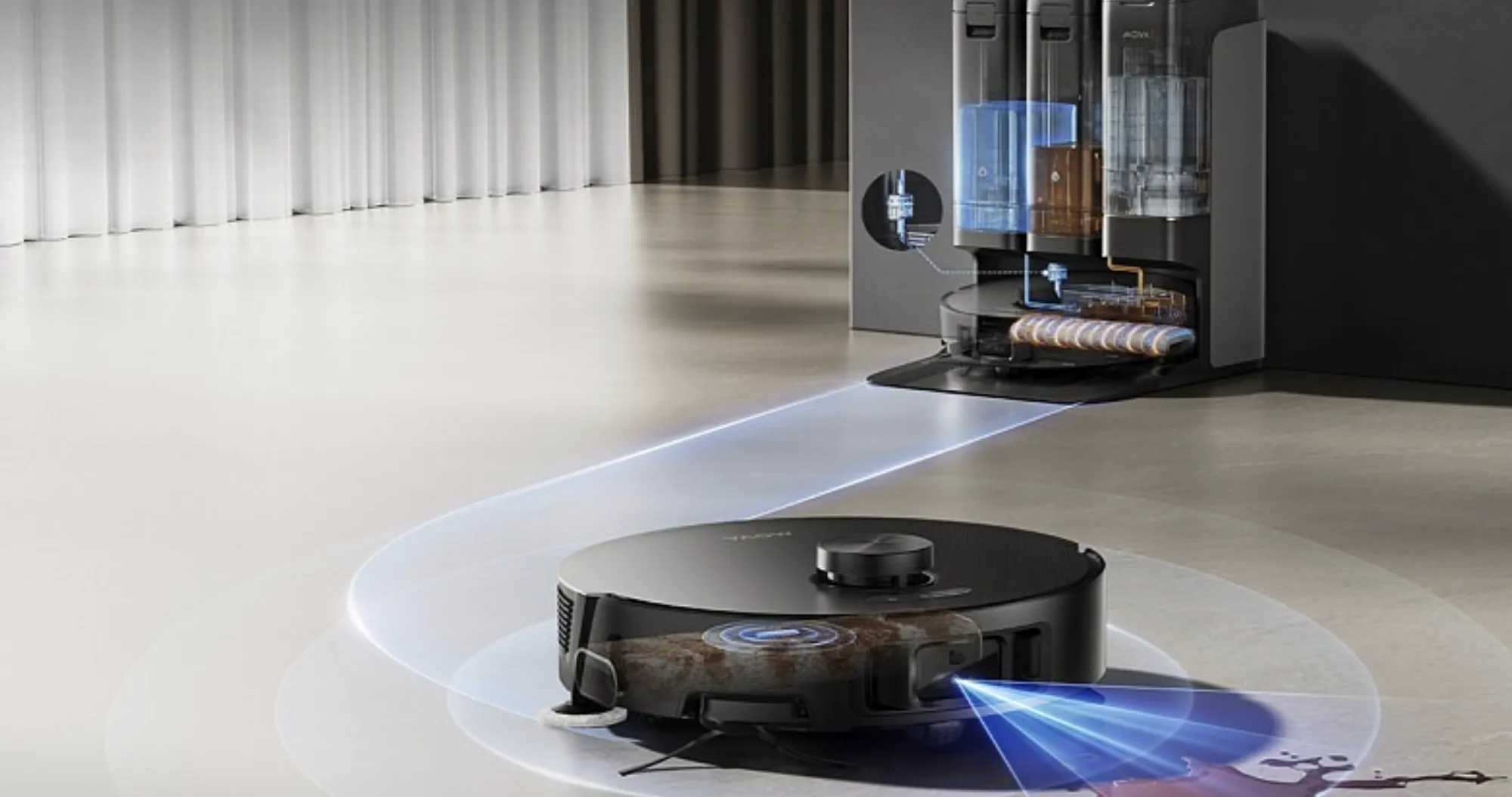 Робот-пилосос Mova Z50 Ultra (Black) (UA)