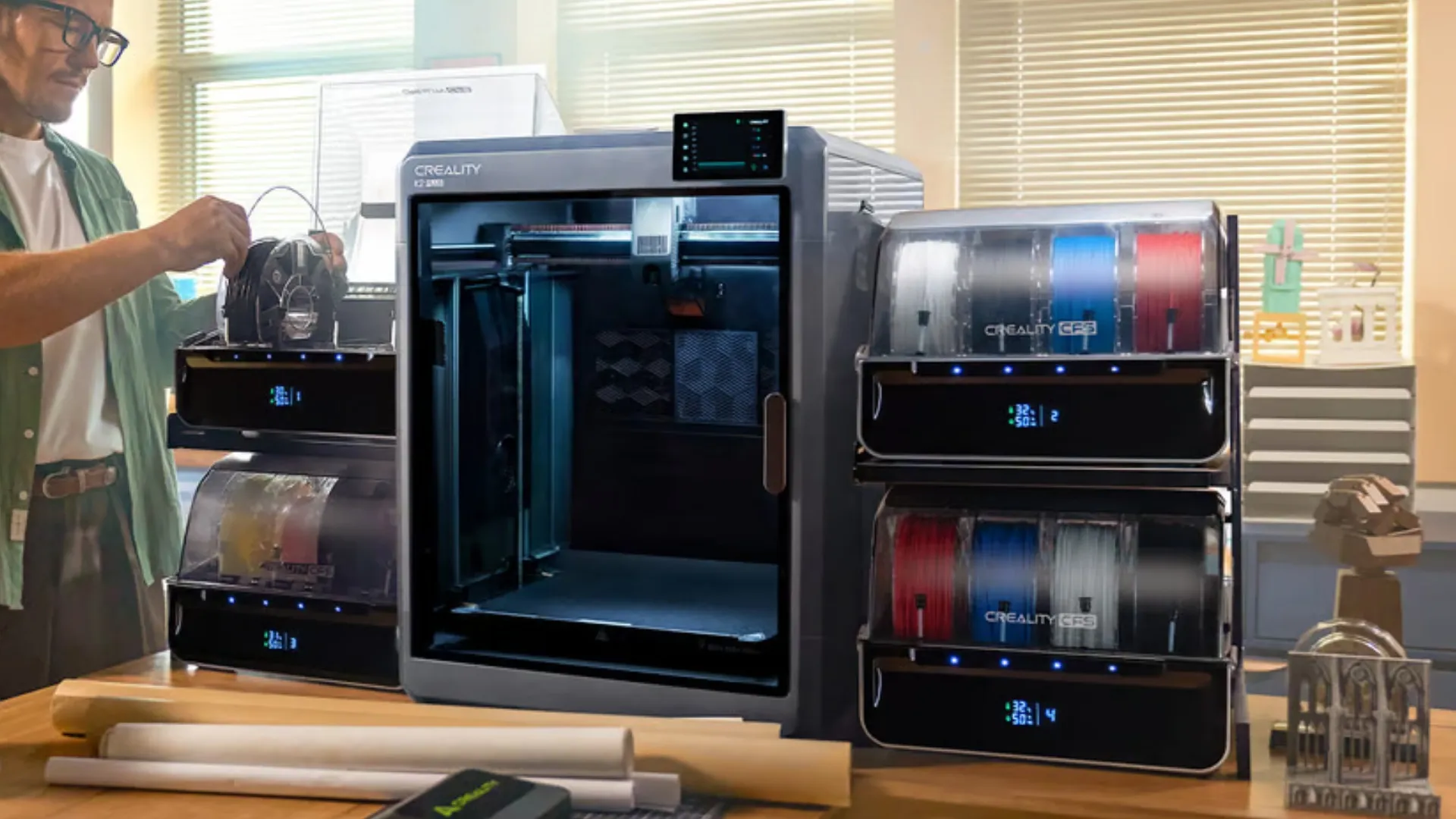 3D-принтер Creality K2 Plus Combo (Gray)