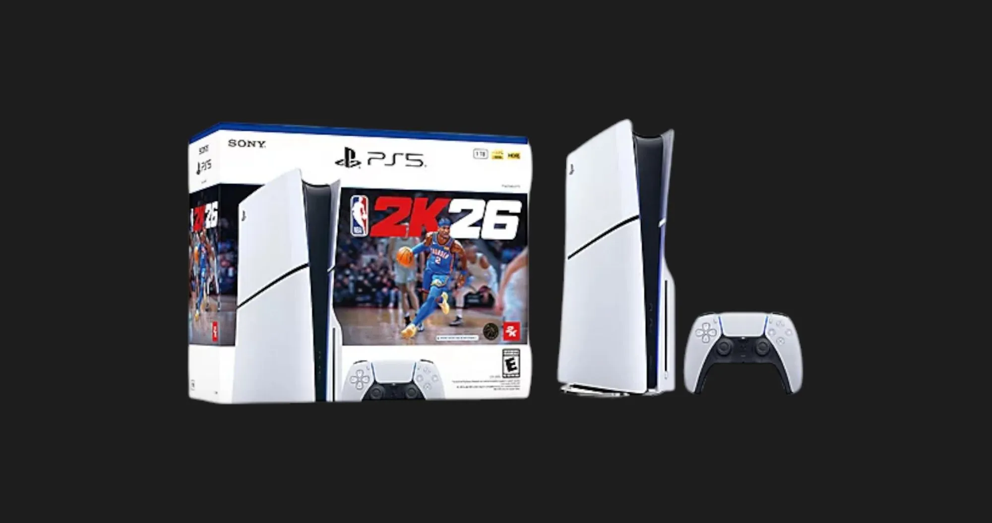 Ігрова приставка Sony PlayStation 5 Slim (BluRay) (NBA 2K26 Bundle) (1TB)