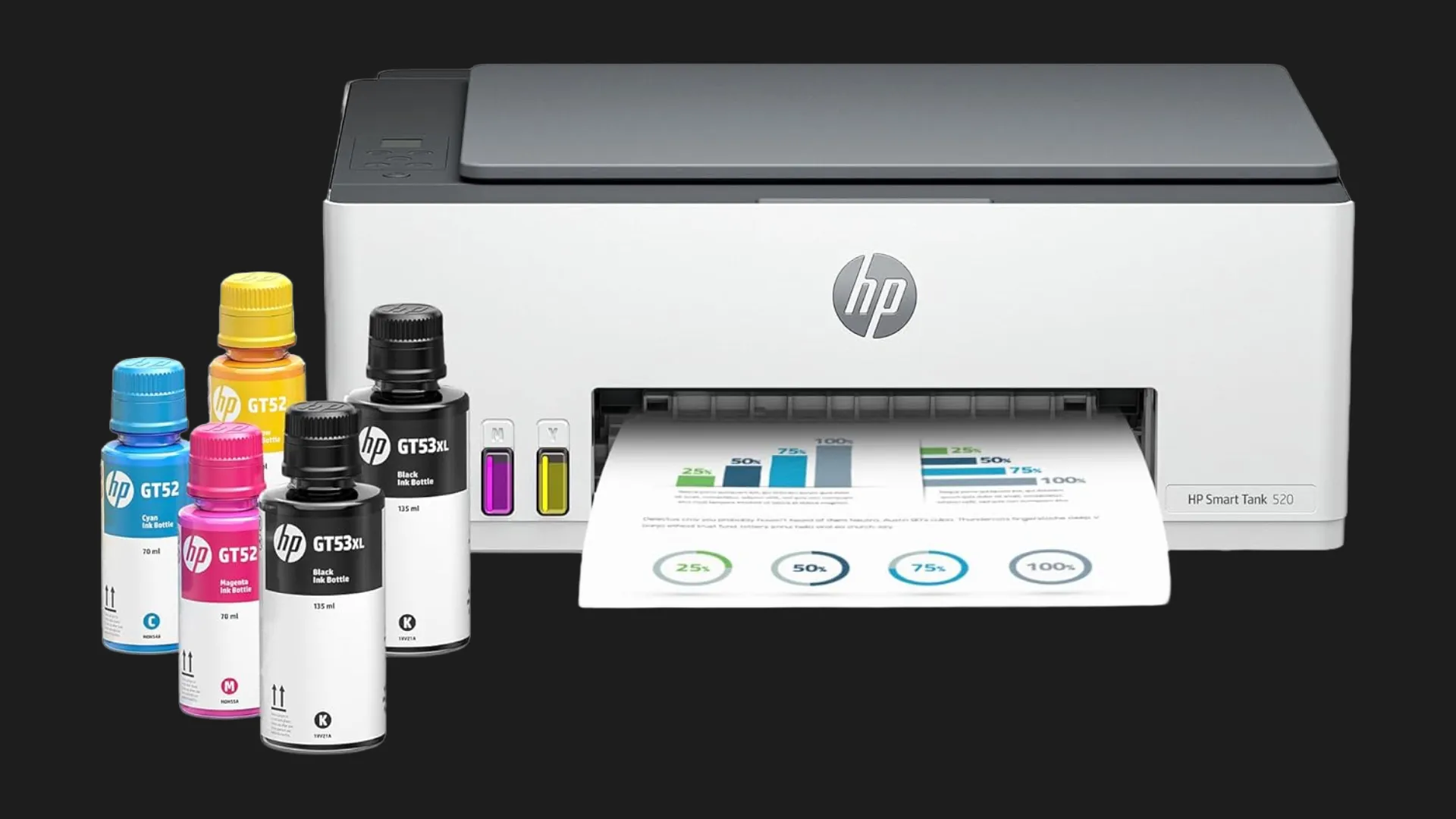 МФУ струйный HP Smart Tank 520 (1F3W2A)