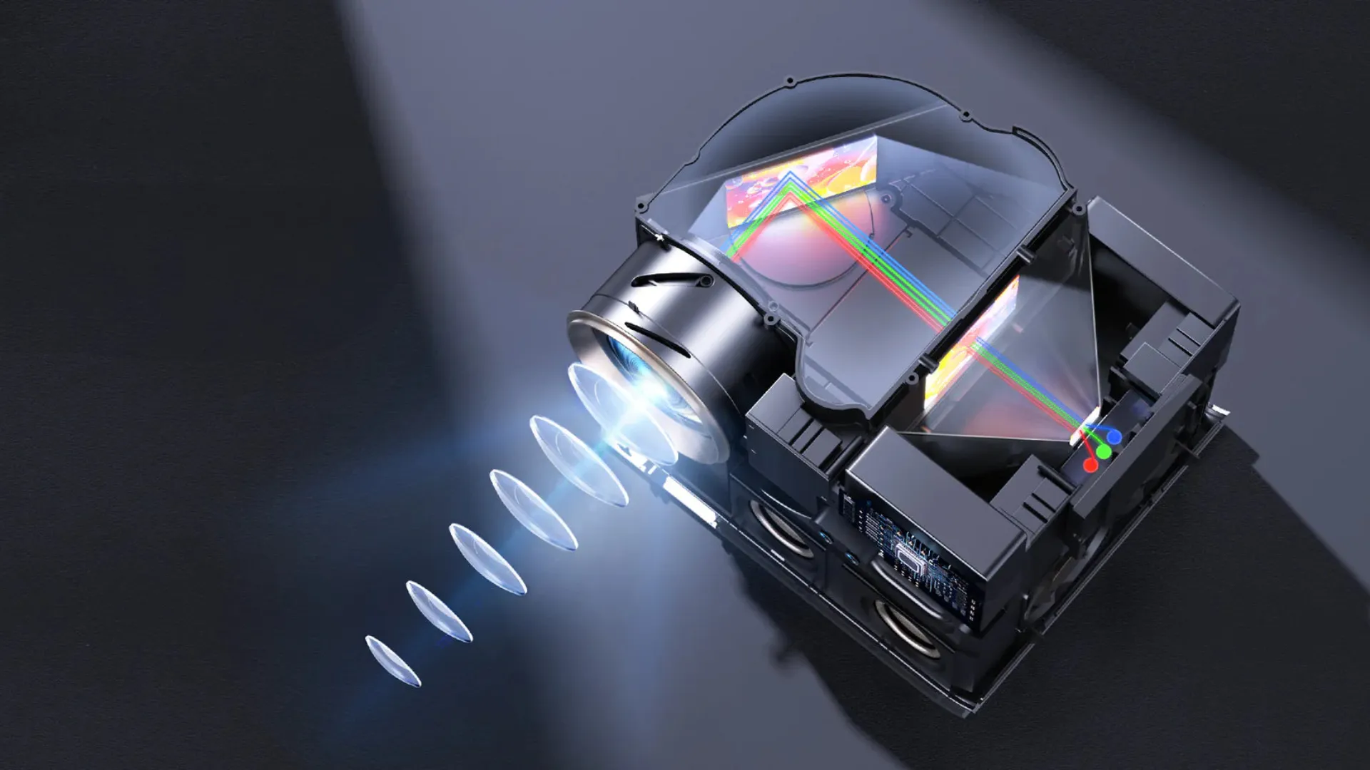 Мультимедийный проектор Yaber U12 (Black/Gold) (UA)