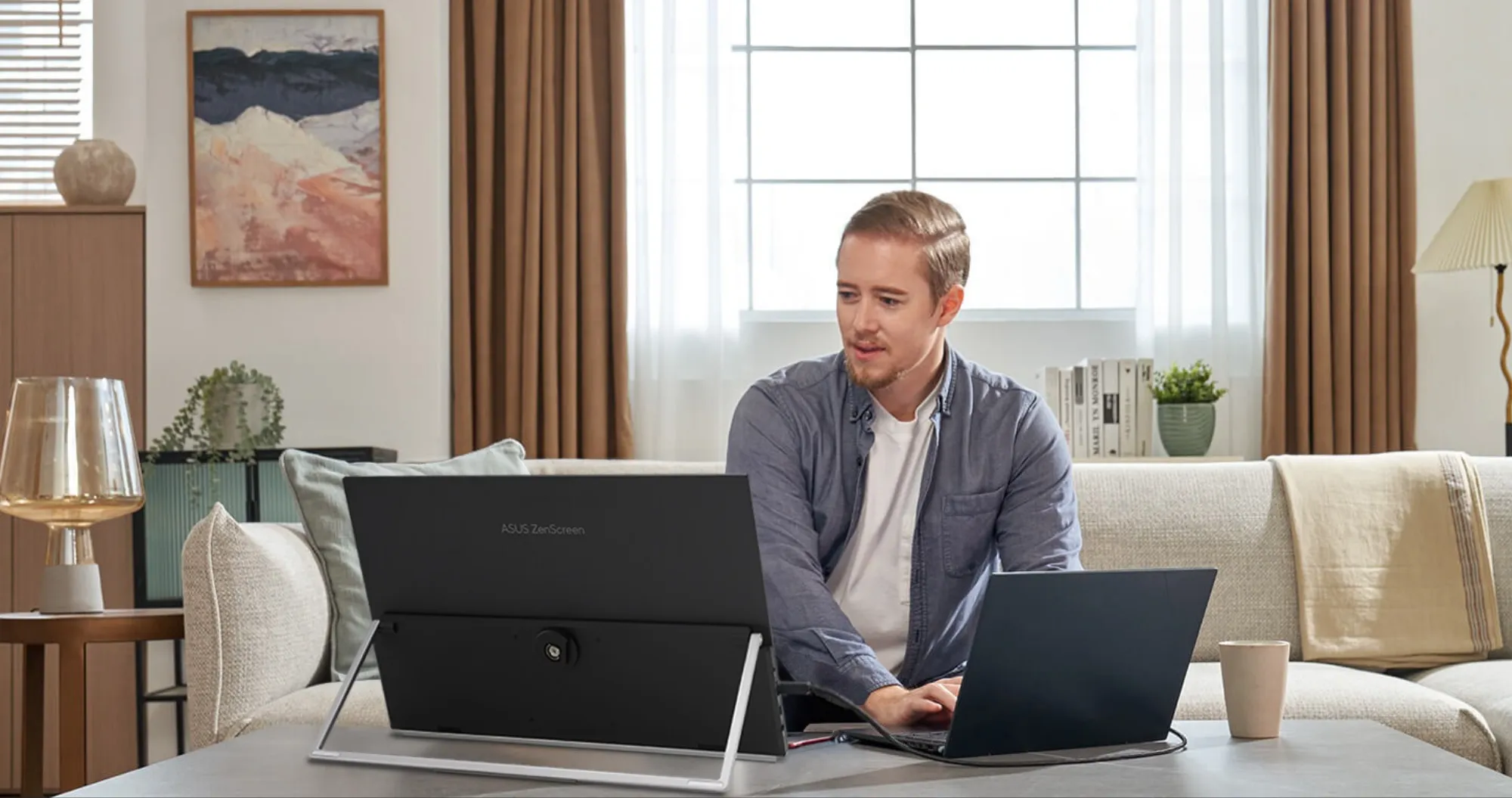 Монитор портативный Asus 27" ZenScreen MB27ACF IPS 100Hz 90LM0AU5-B01A71 (UA)