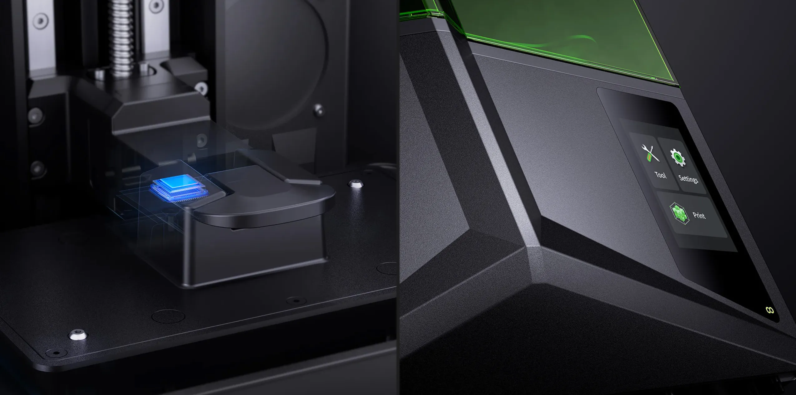 3D-принтер ELEGOO Saturn 4 (Gray/Green)