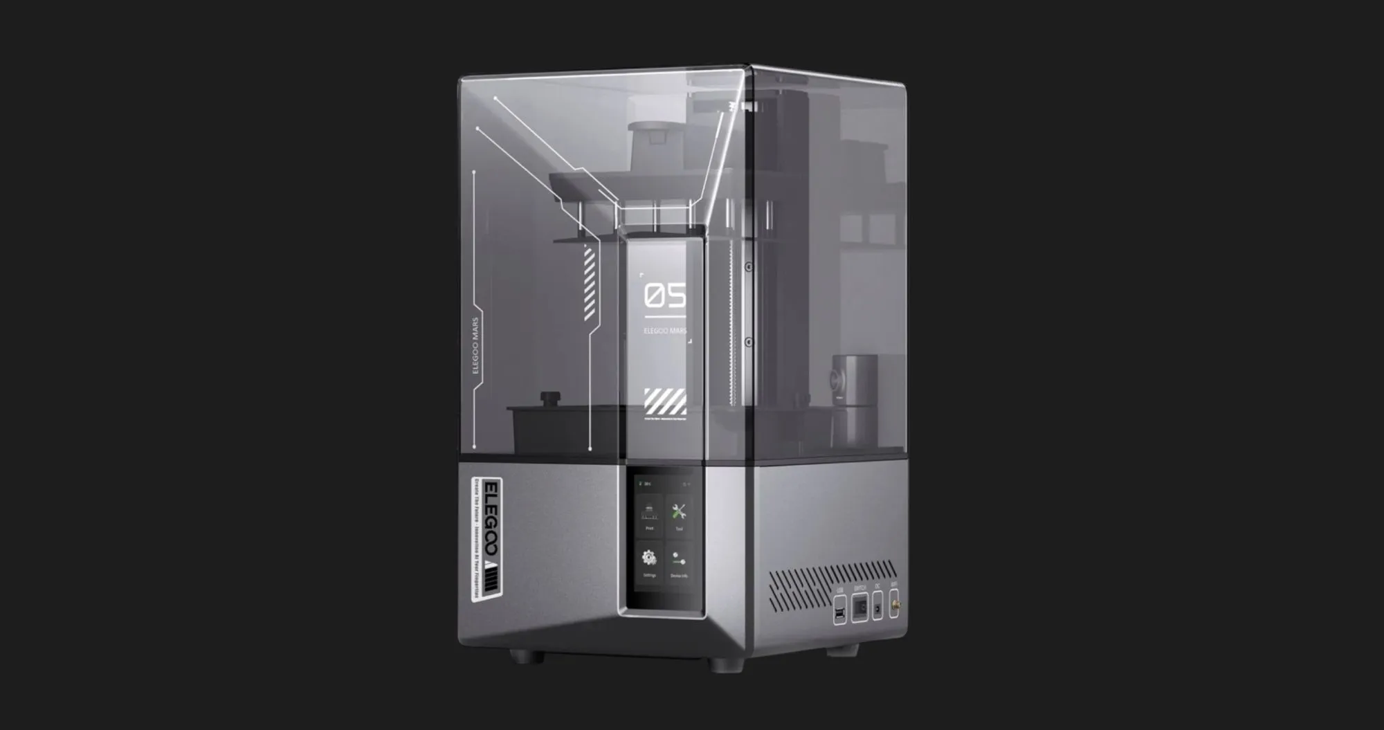 3D-принтер ELEGOO Mars 5 Ultra (Gray)
