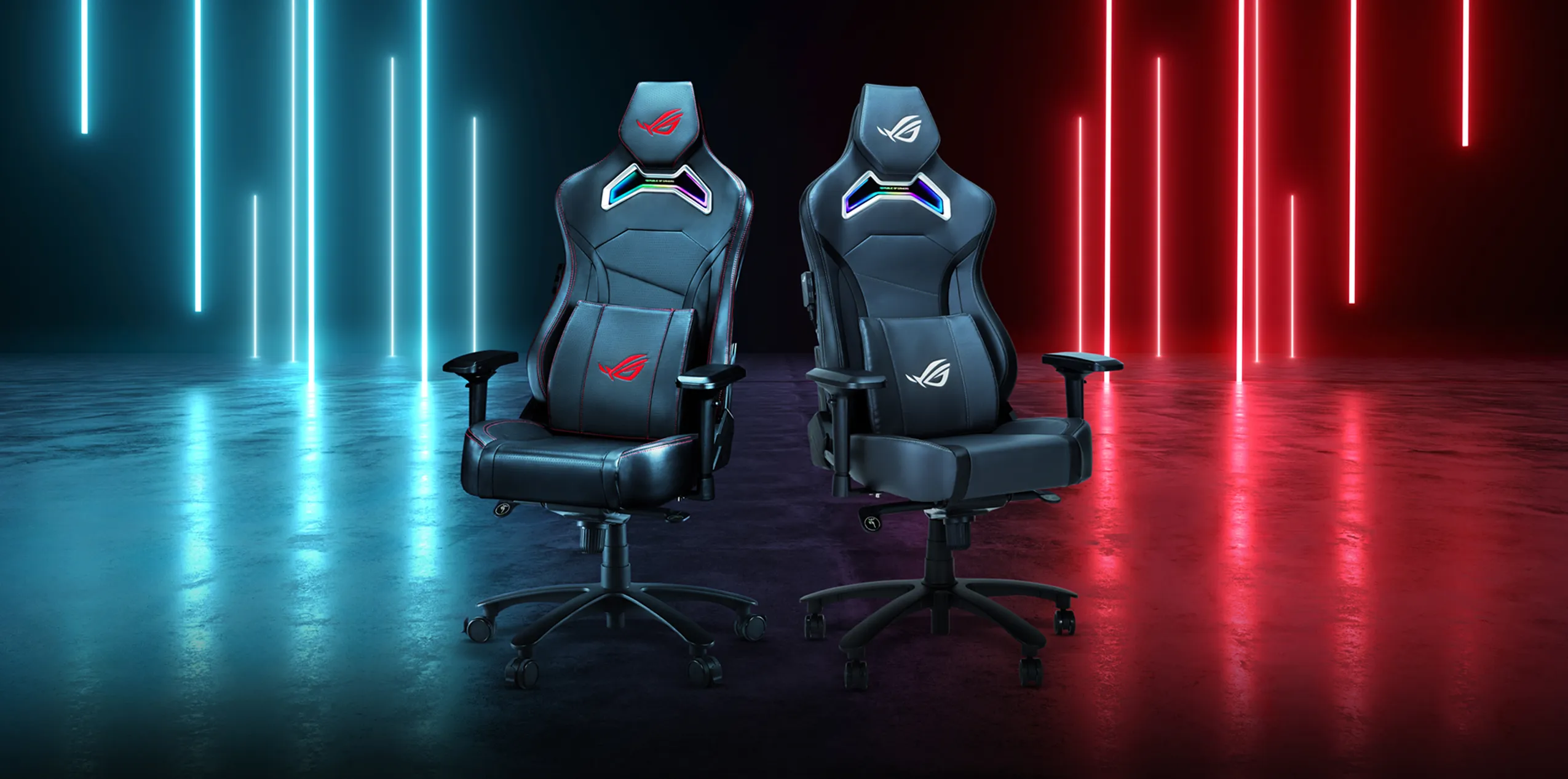 Крісло для геймерів ASUS ROG Chariot X Wide (Black) (90GC01M0-MSG030)
