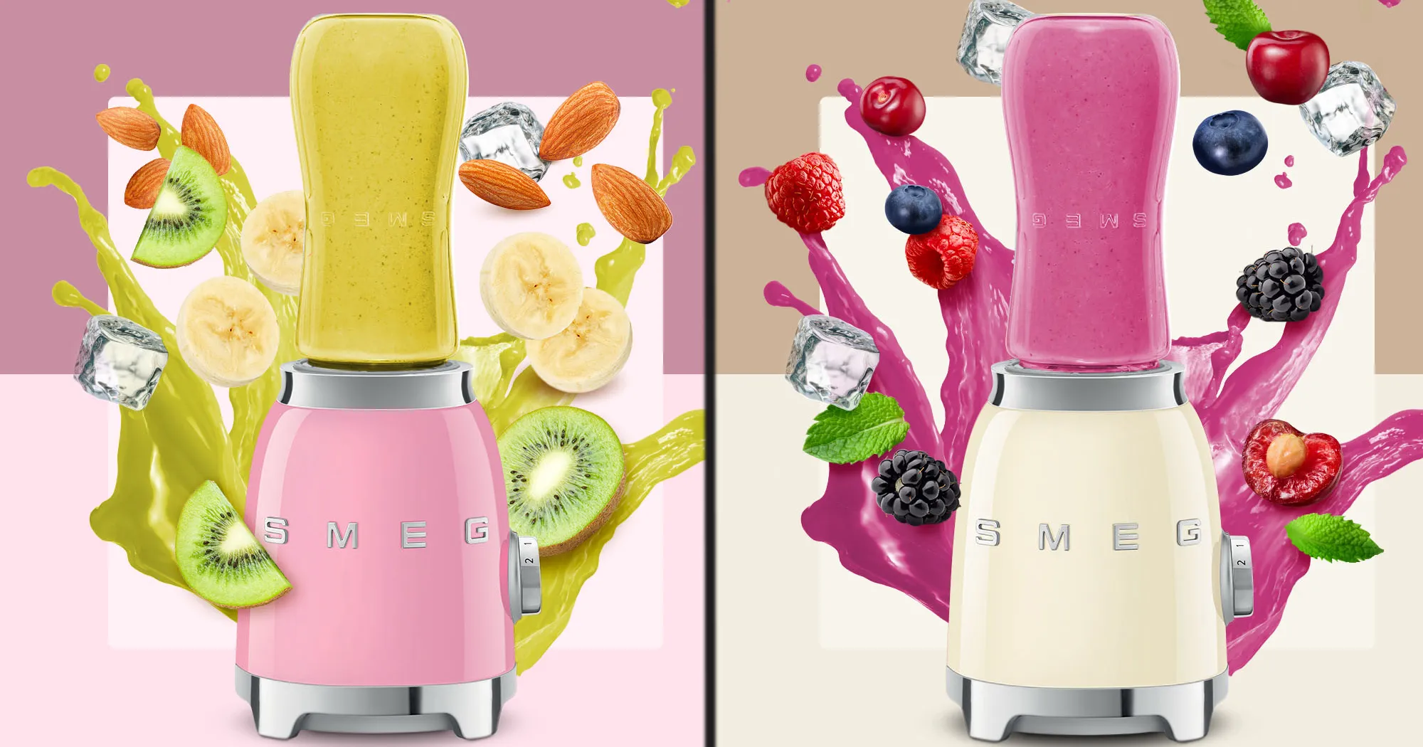 Блендер стационарный SMEG PBF01CREU (Cream)