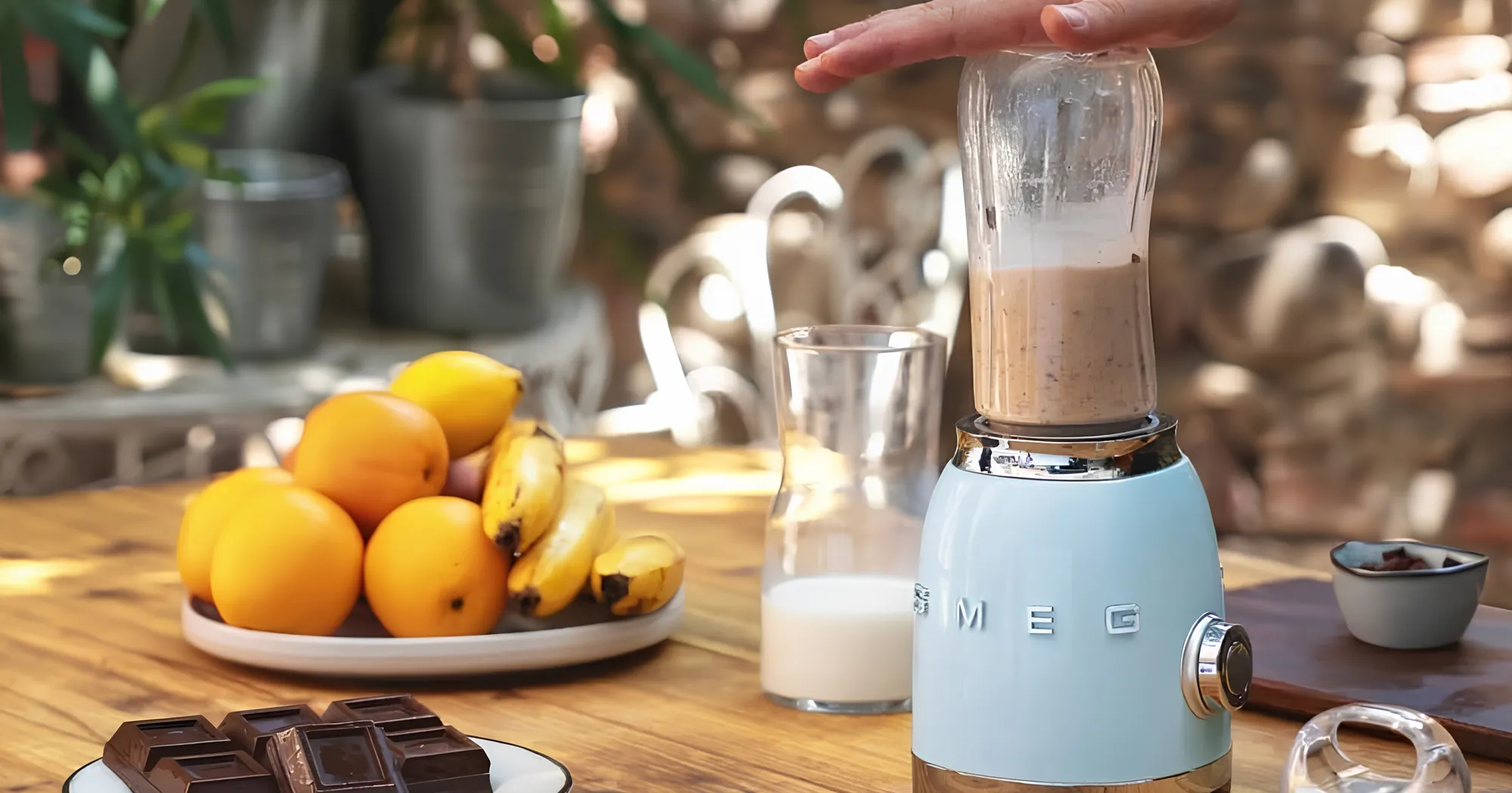 Блендер стационарный SMEG PBF01CREU (Cream)