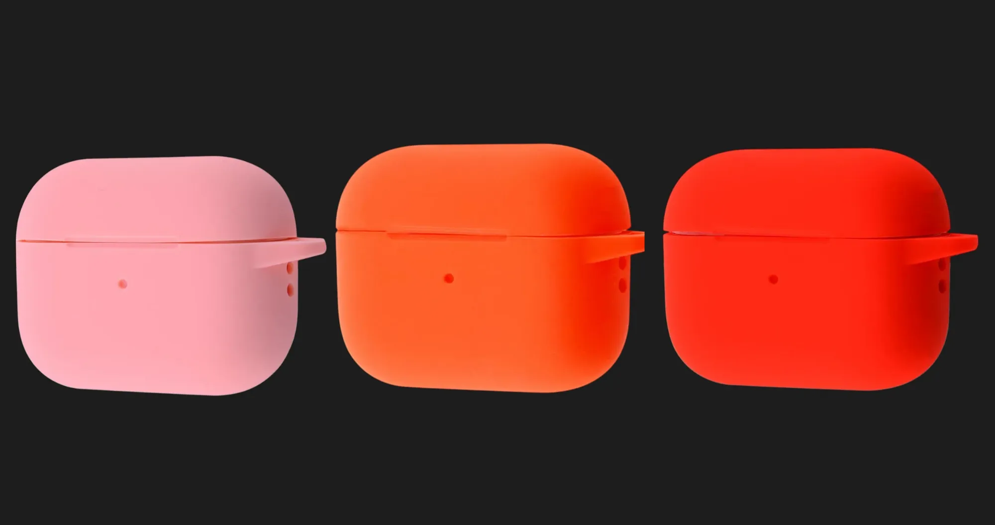 Чехол Silicone Case Clip для AirPods Pro 3 (Dark Gray)