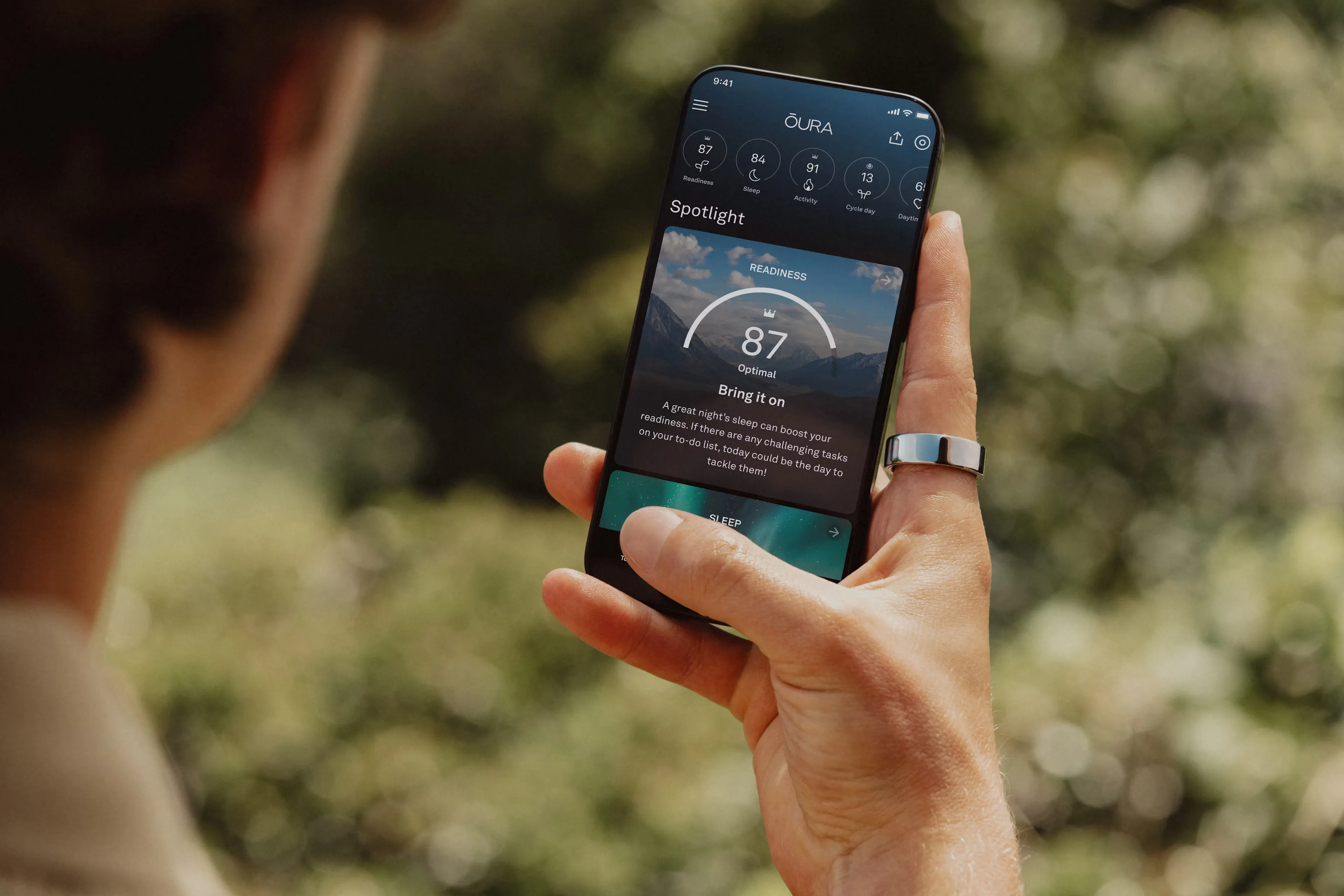 Смарт-кольцо Oura Ring 4 Silver Size 11