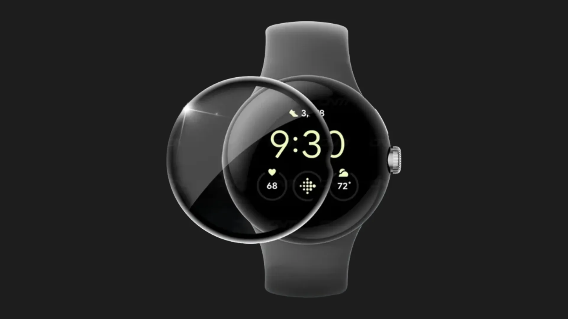 Захисне скло Full Glass для Google Pixel Watch 3 45mm