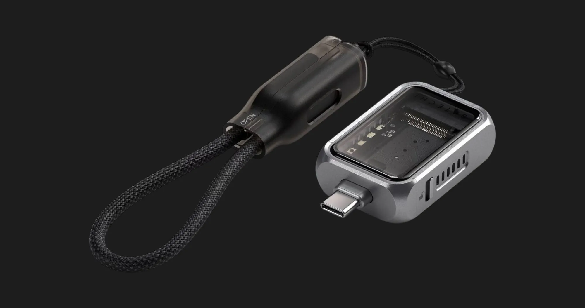 Адаптер Satechi Mini NVMe SSD Enclosure (Space Gray) (ST-E2230M)