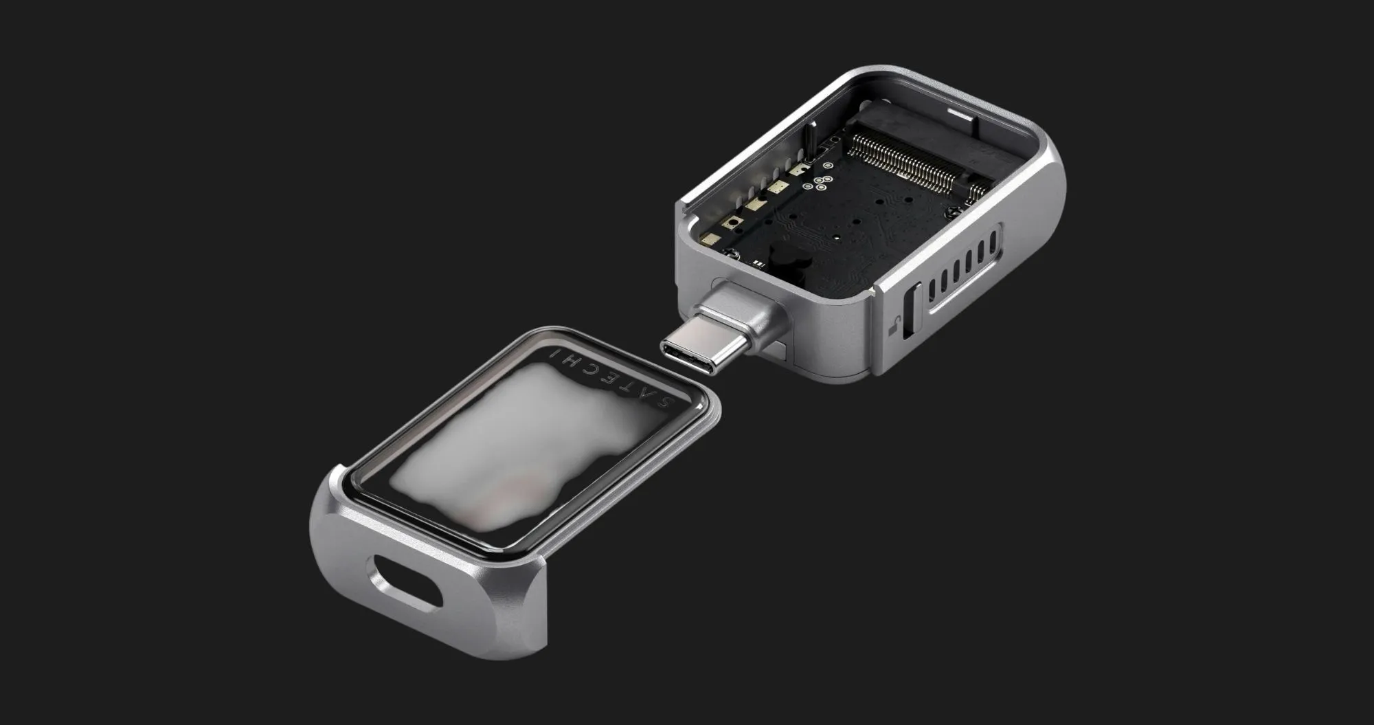 Адаптер Satechi Mini NVMe SSD Enclosure (Space Gray) (ST-E2230M)