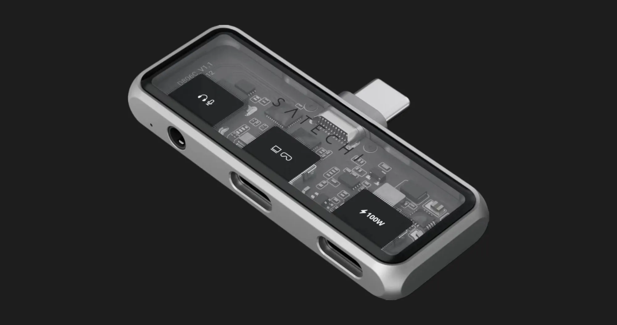 Хаб Satechi Mobile XR Hub with Audio (Space Gray) (ST-HXRSDM)